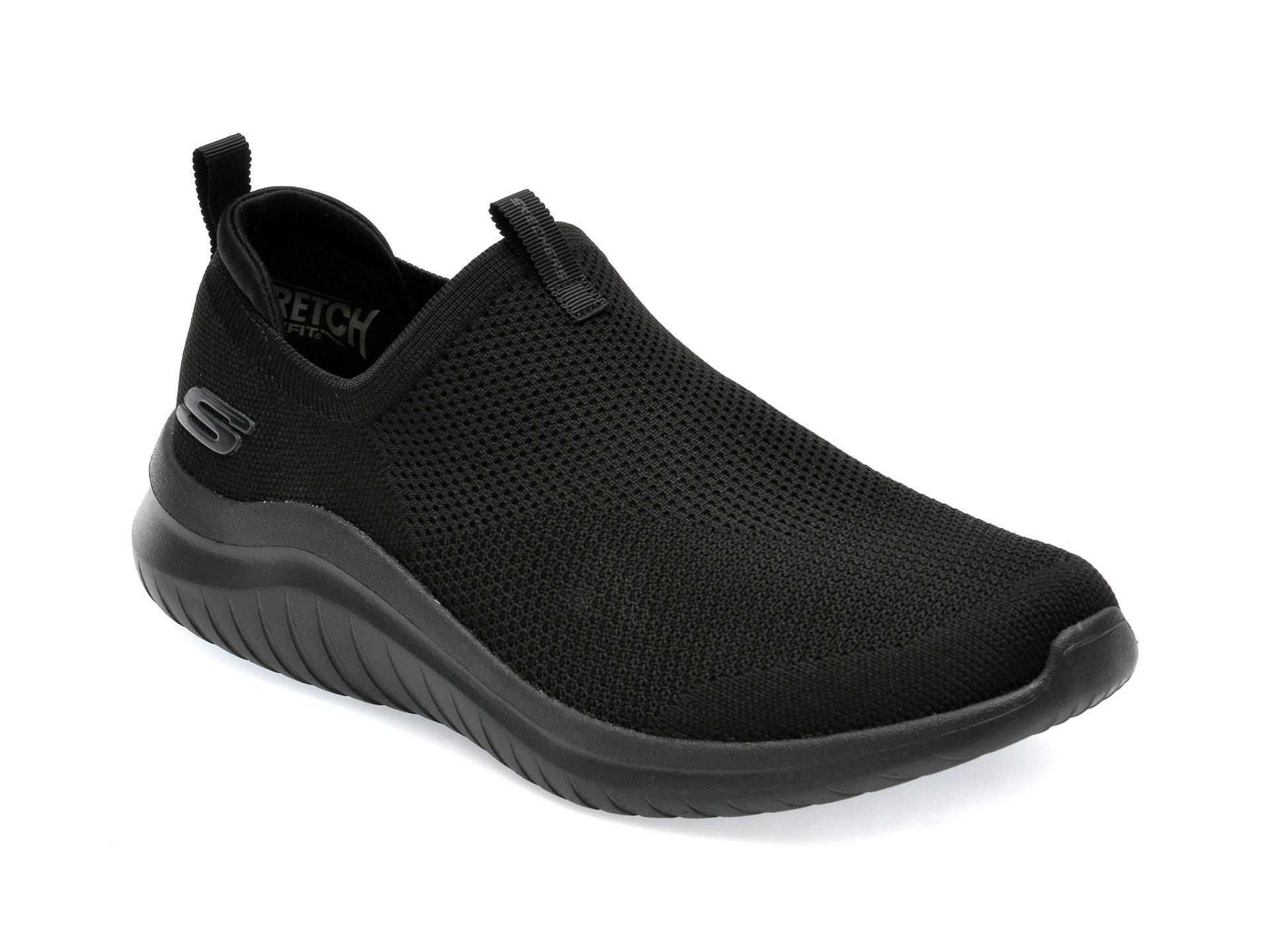 Pantofi SKECHERS negri, ULTRA FLEX 2.0, din material textil