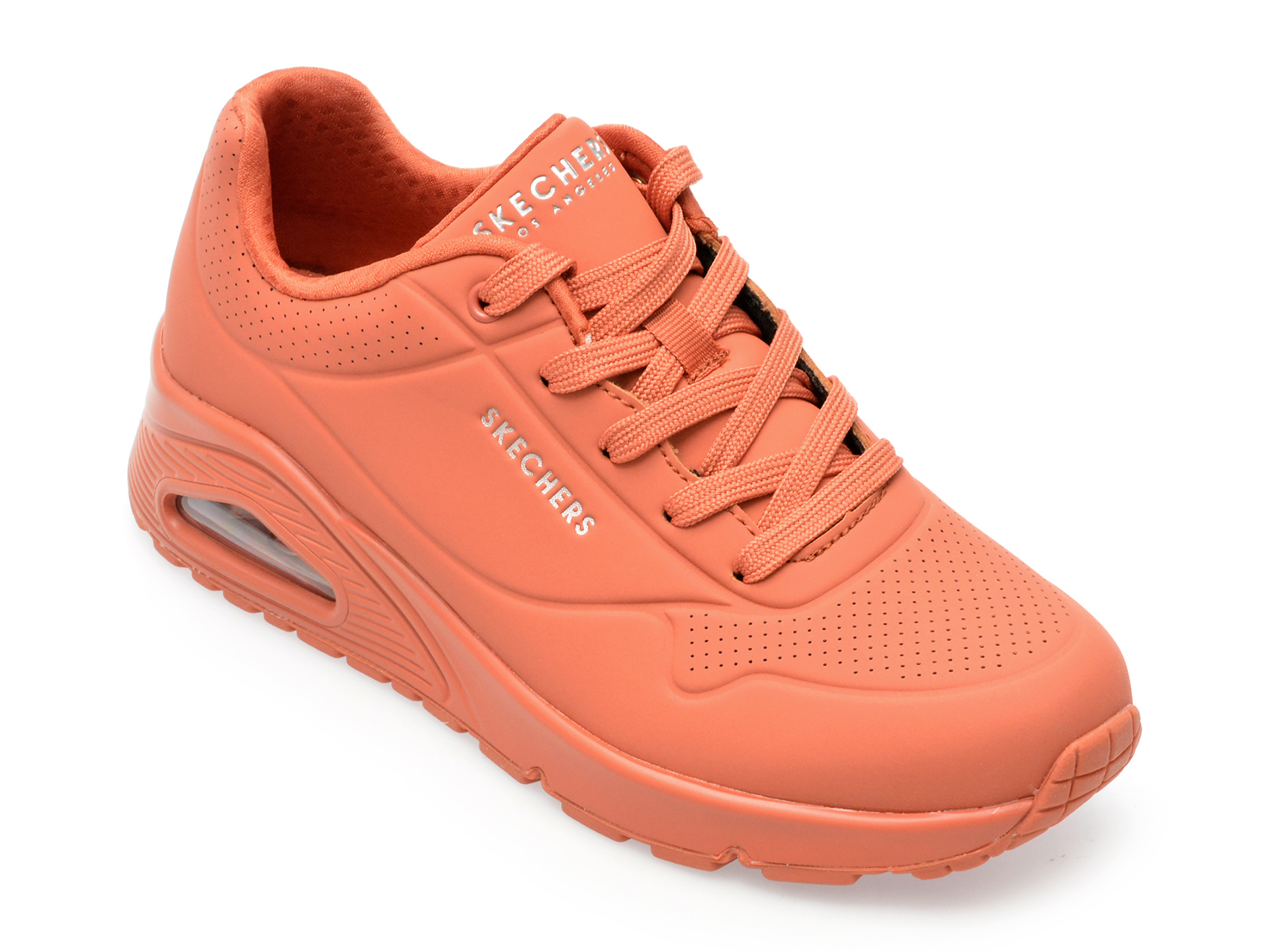 Pantofi SKECHERS portocalii, UNO, din piele ecologica femei 2023-09-21