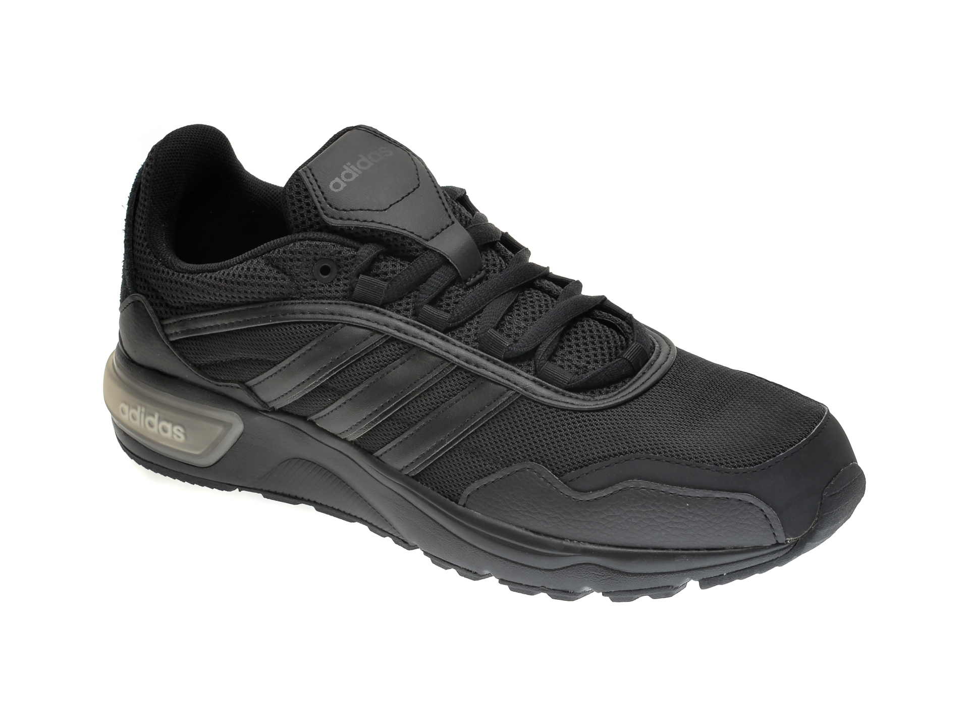 Pantofi sport ADIDAS negri, 90S RUNNER, din material textil