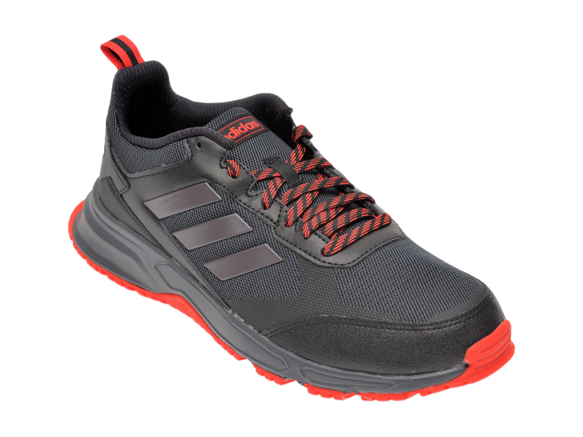 Pantofi sport ADIDAS negri, Rockadia Trail 3, din material textil