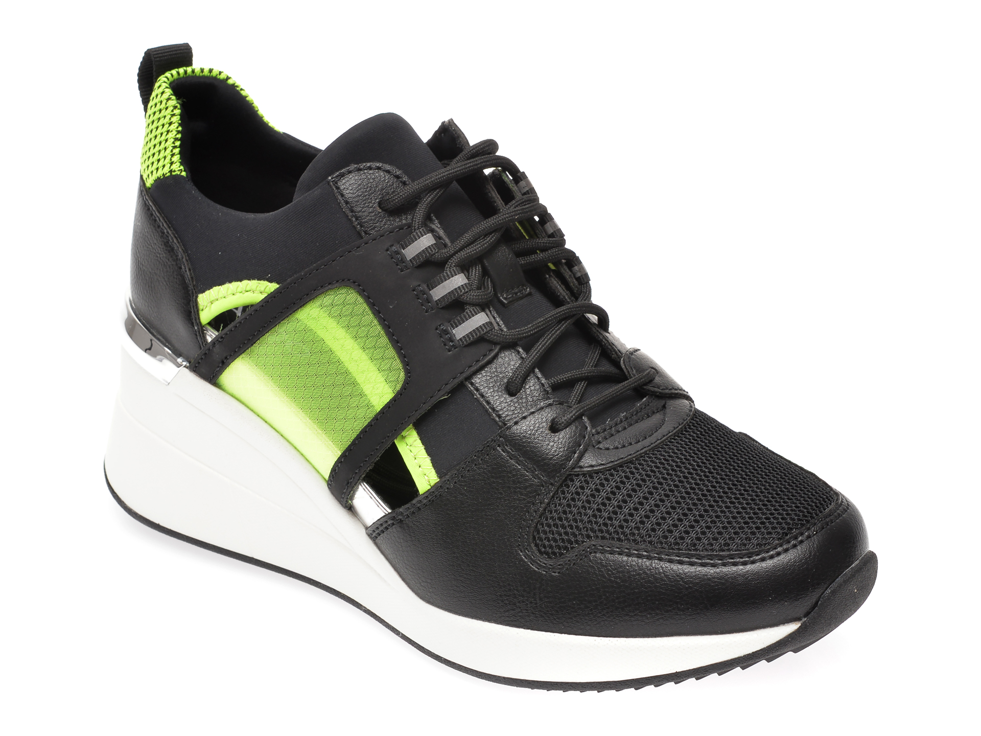 Pantofi sport ALDO negri, Virago968, din material textil si piele ecologica