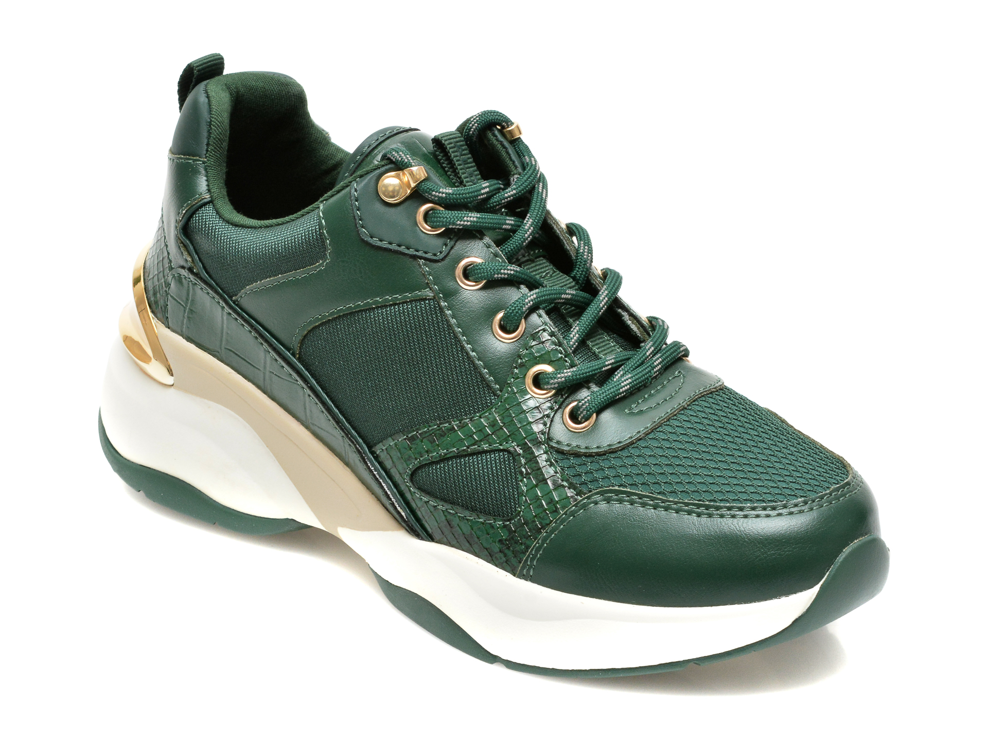 Pantofi sport ALDO verzi, ASTIARI300, din material textil si piele ecologica Aldo imagine noua