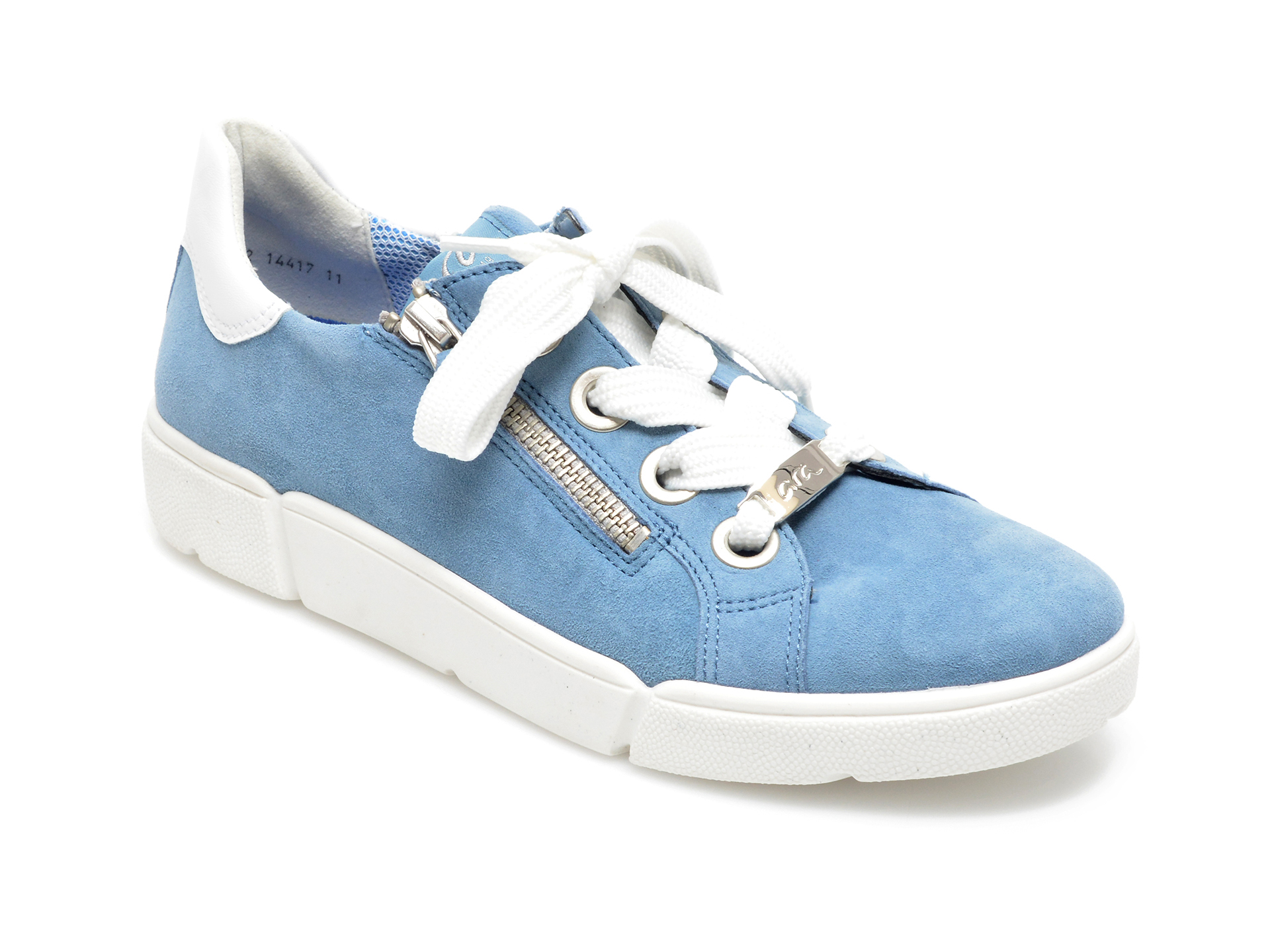 Pantofi sport ARA albastri, 14417, din piele intoarsa