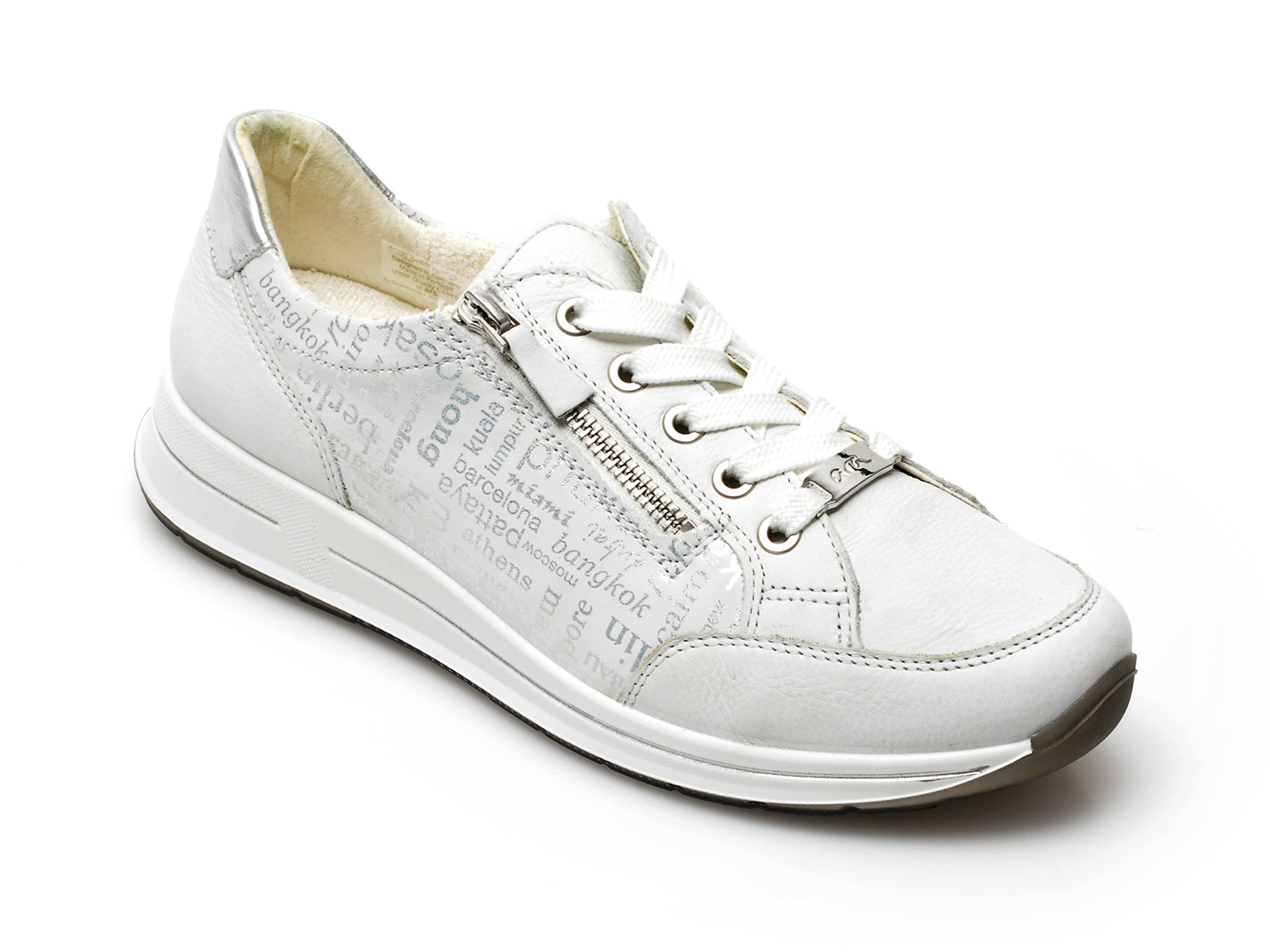 Pantofi sport ARA albi, 24801, din piele naturala 2023 ❤️ Pret Super tezyo.ro imagine noua 2022