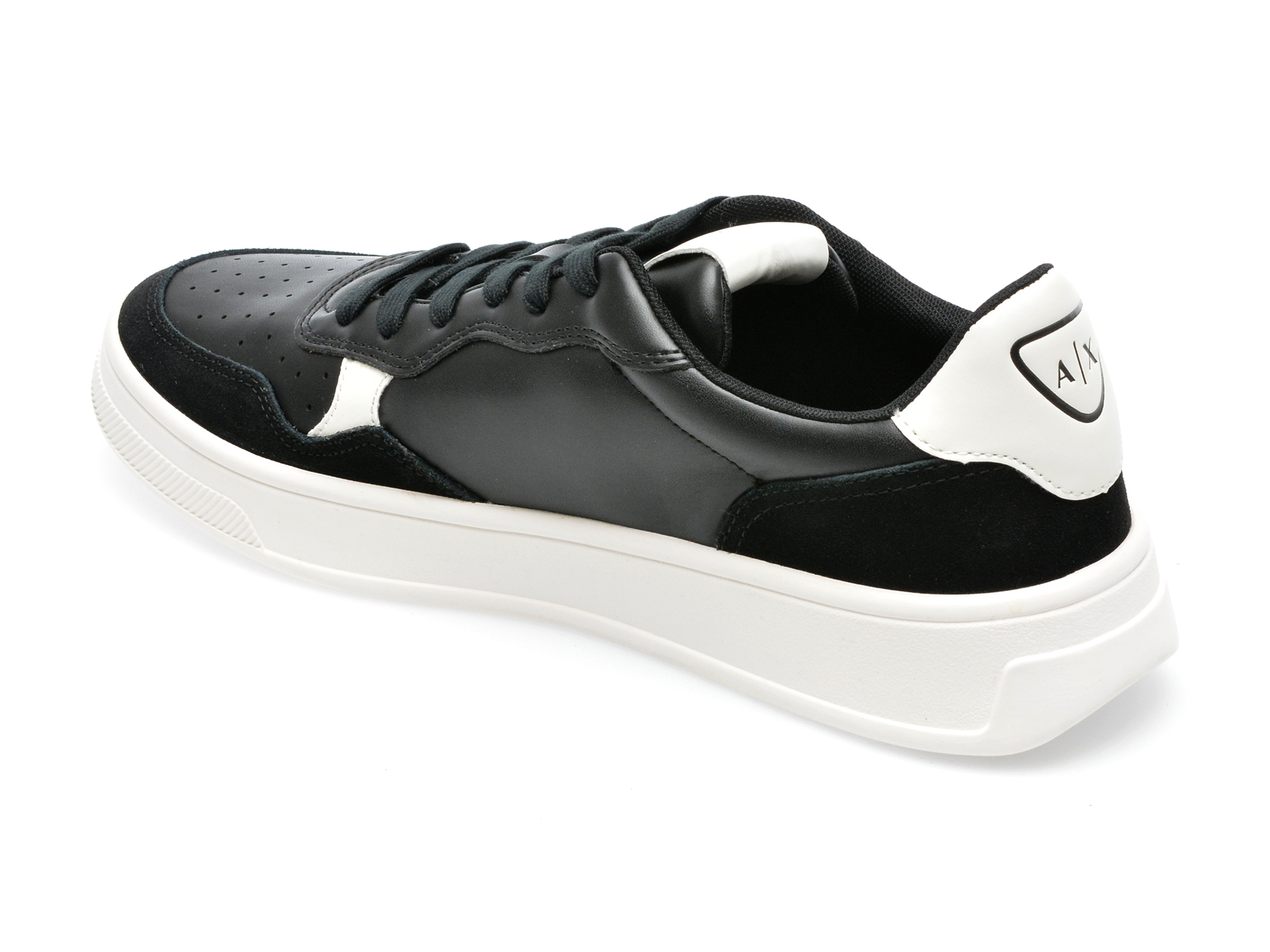 Poze Pantofi sport ARMANI EXCHANGE negri, XUX148, din piele ecologica Tezyo