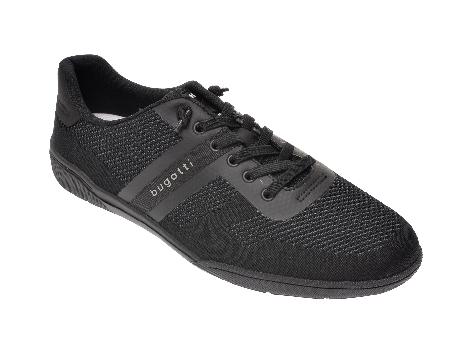 Pantofi sport BUGATTI negri, 46504, din material textil