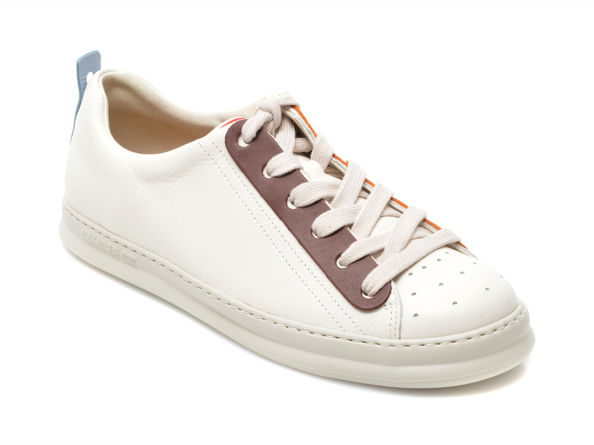 Pantofi sport CAMPER albi, K100805, din piele naturala Camper