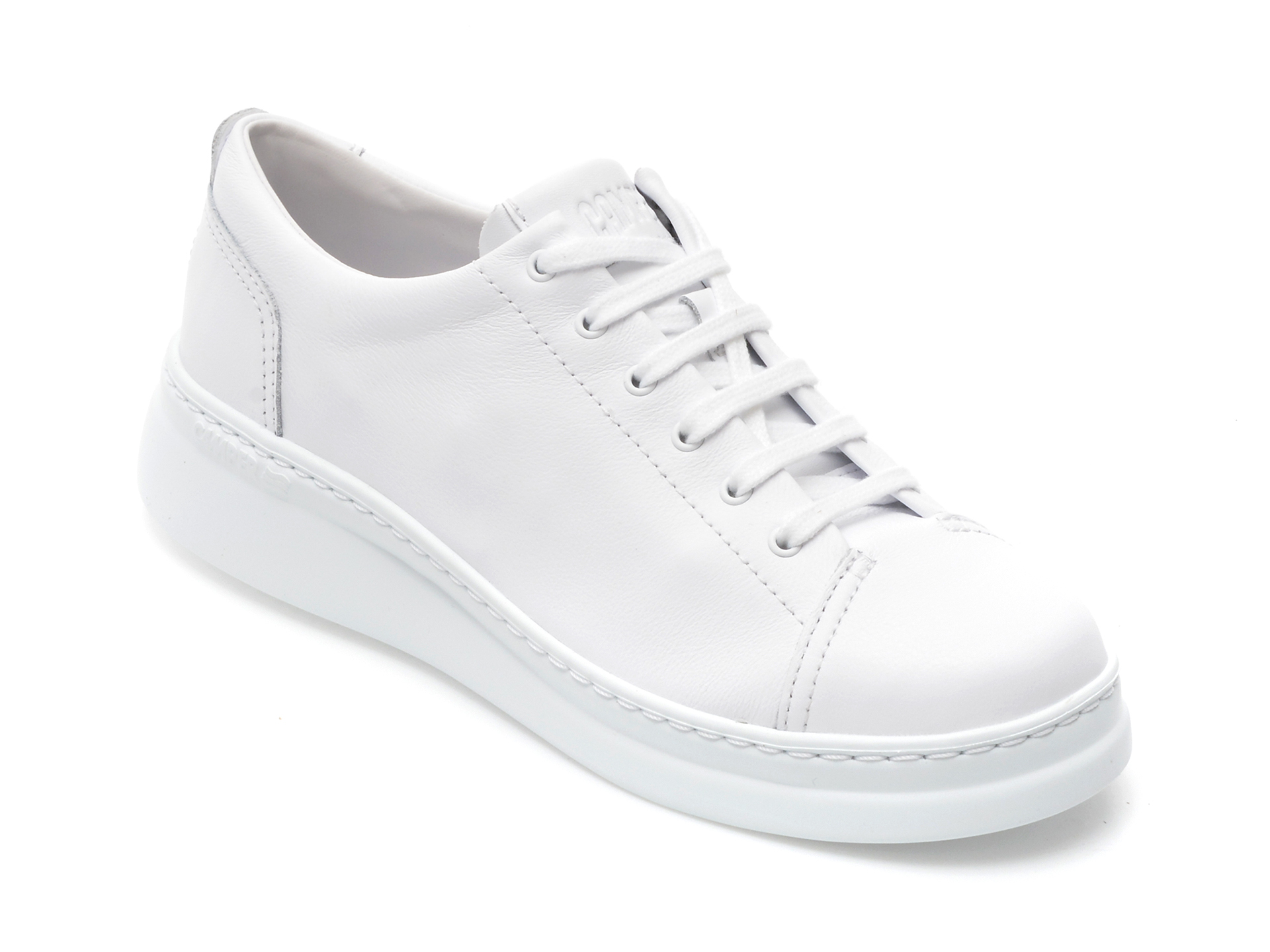 Pantofi sport CAMPER albi, K200508, din piele naturala /femei/pantofi imagine noua