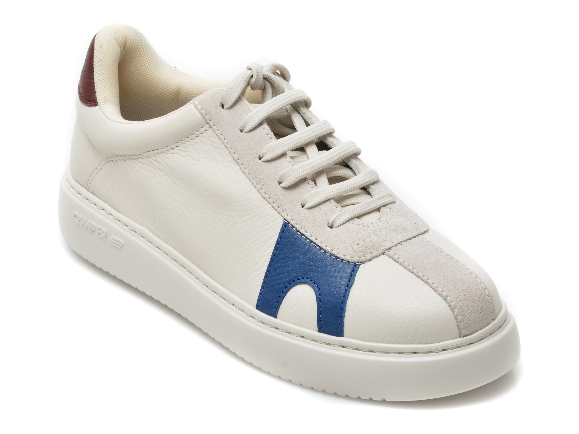 Pantofi sport CAMPER albi, K201311, din piele naturala