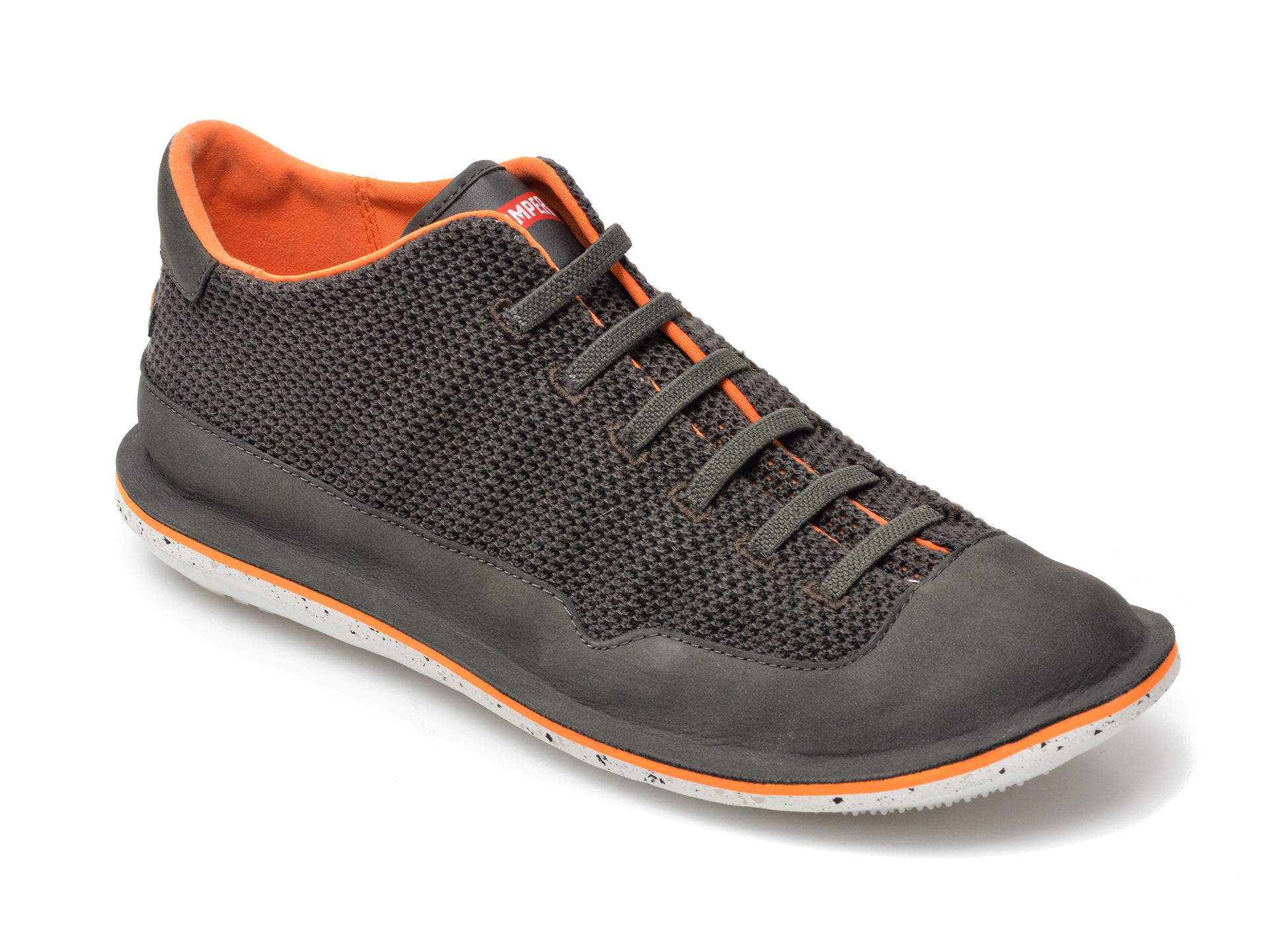 Pantofi sport CAMPER gri, K300327, din material textil si piele intoarsa