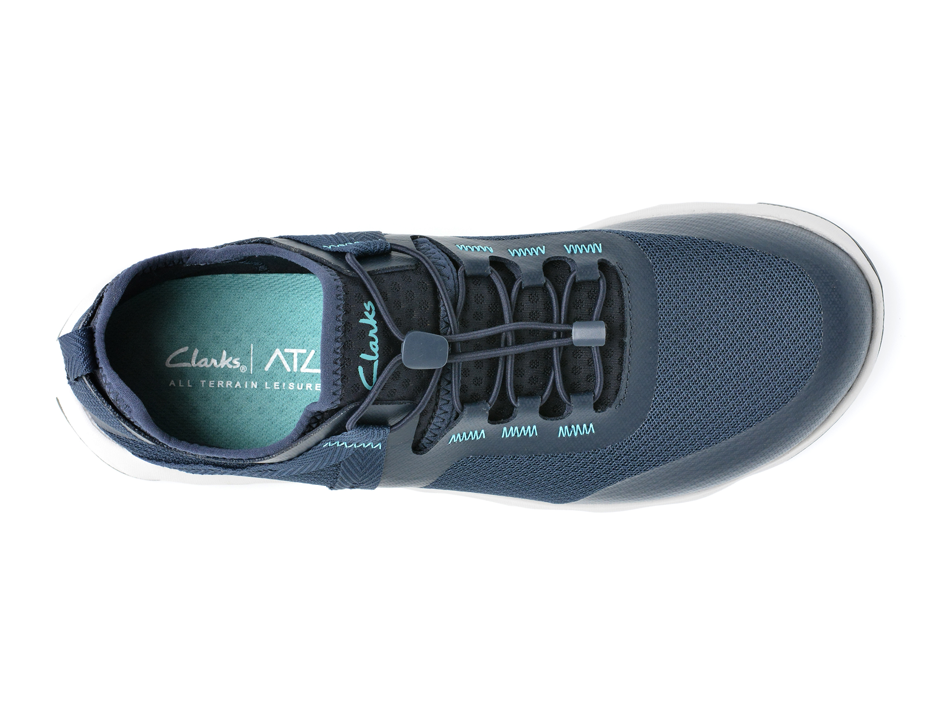 Poze Pantofi sport CLARKS bleumarin, ATLCORO, din material textil Tezyo
