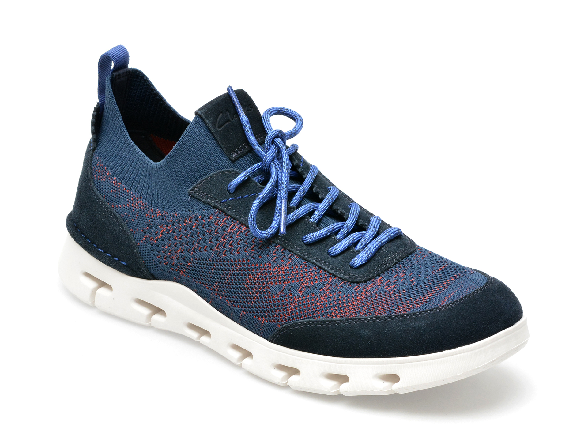 Pantofi sport CLARKS bleumarin, NATXGO, din material textil