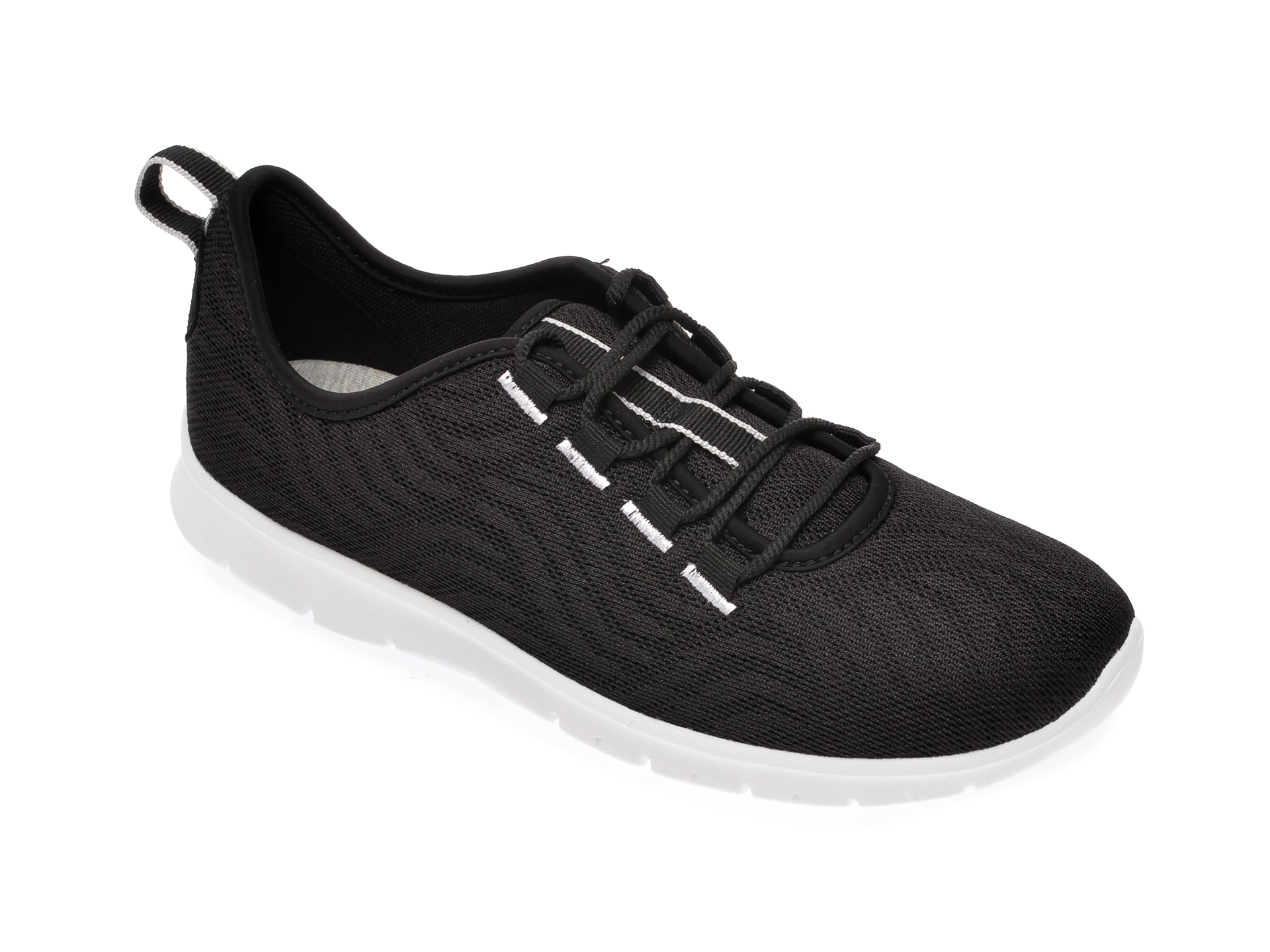 Pantofi sport CLARKS negri, Step Allena Go, din material textil