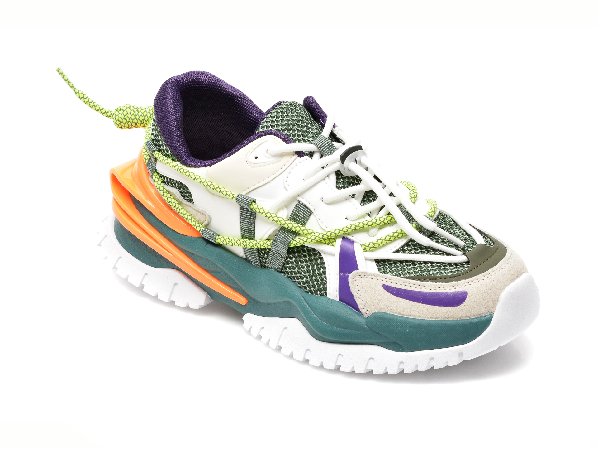 Pantofi sport EPICA multicolori, QN218, din material textil si piele naturala Epica imagine reduceri