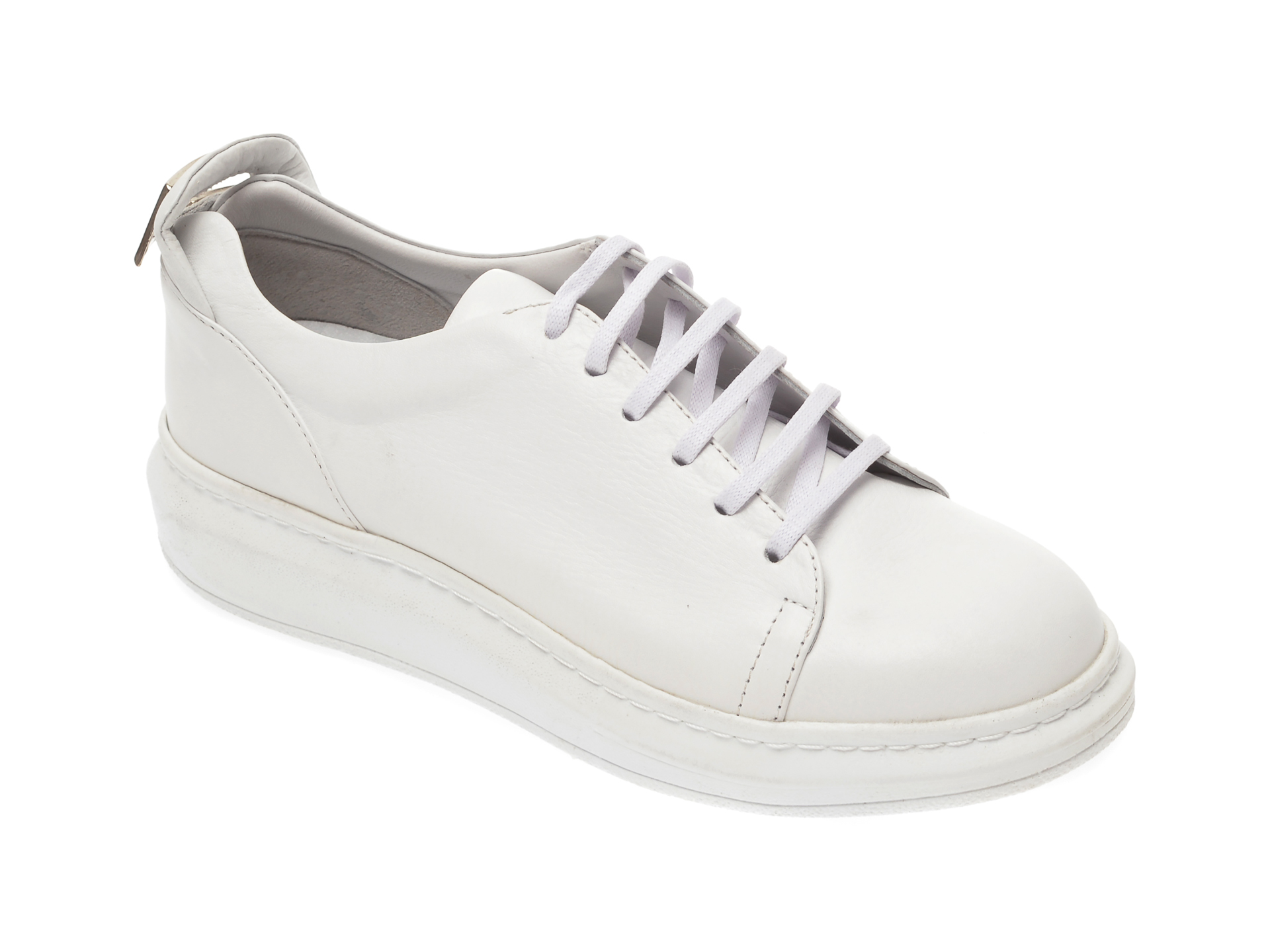 Pantofi sport FLAVIA PASSINI albi, 2303, din piele naturala