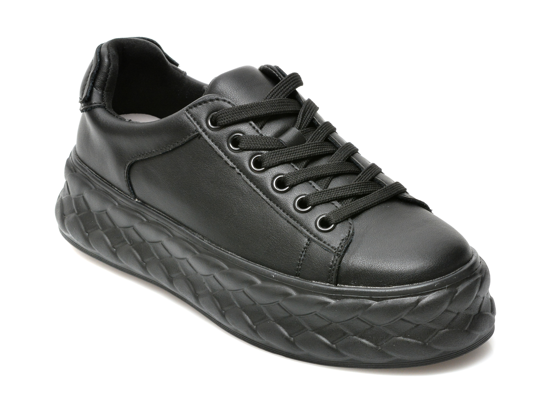 Pantofi sport FLAVIA PASSINI negri, 2888, din piele naturala