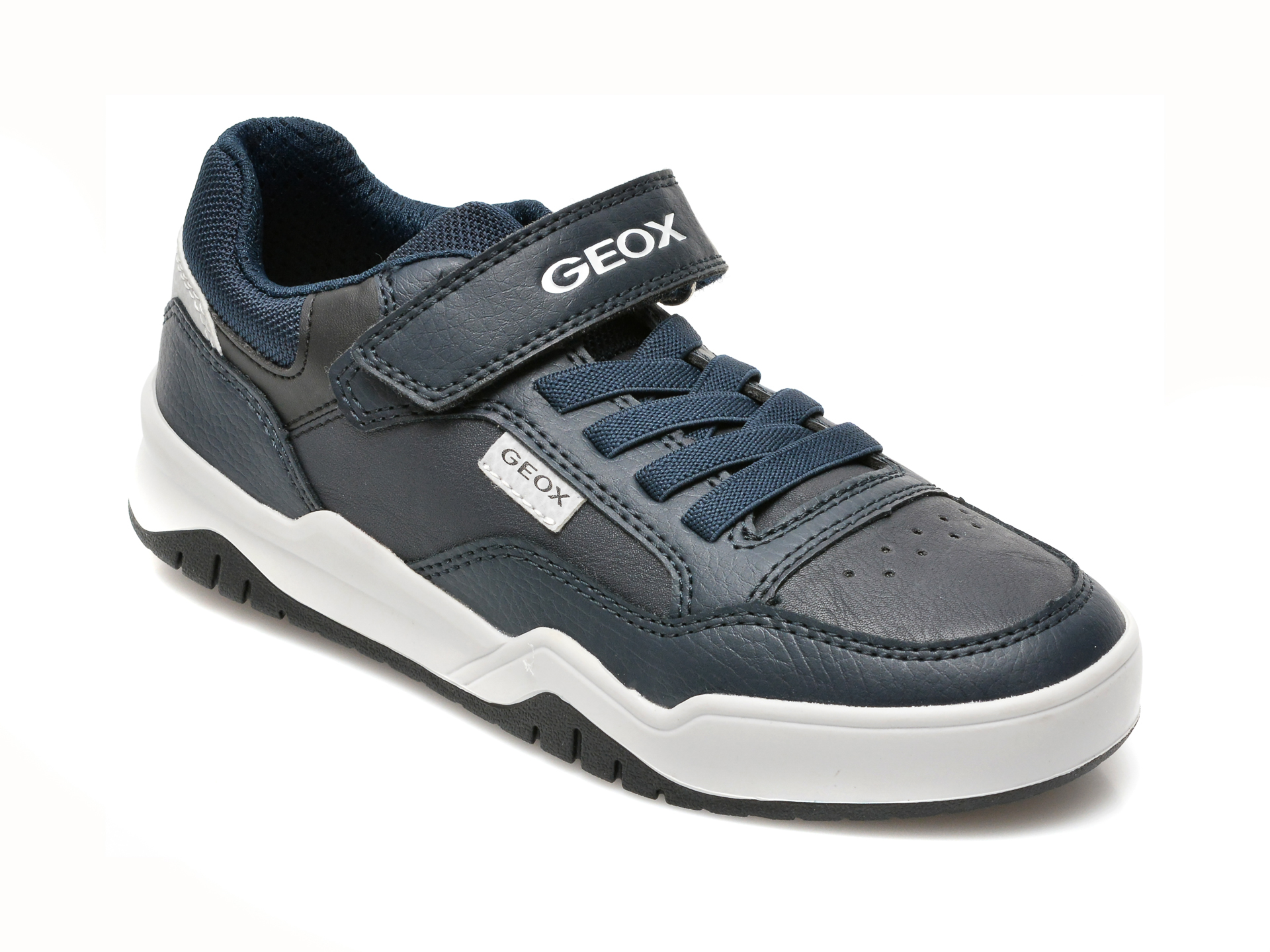 Pantofi sport GEOX bleumarin, J167RB, din piele ecologica Geox imagine reduceri