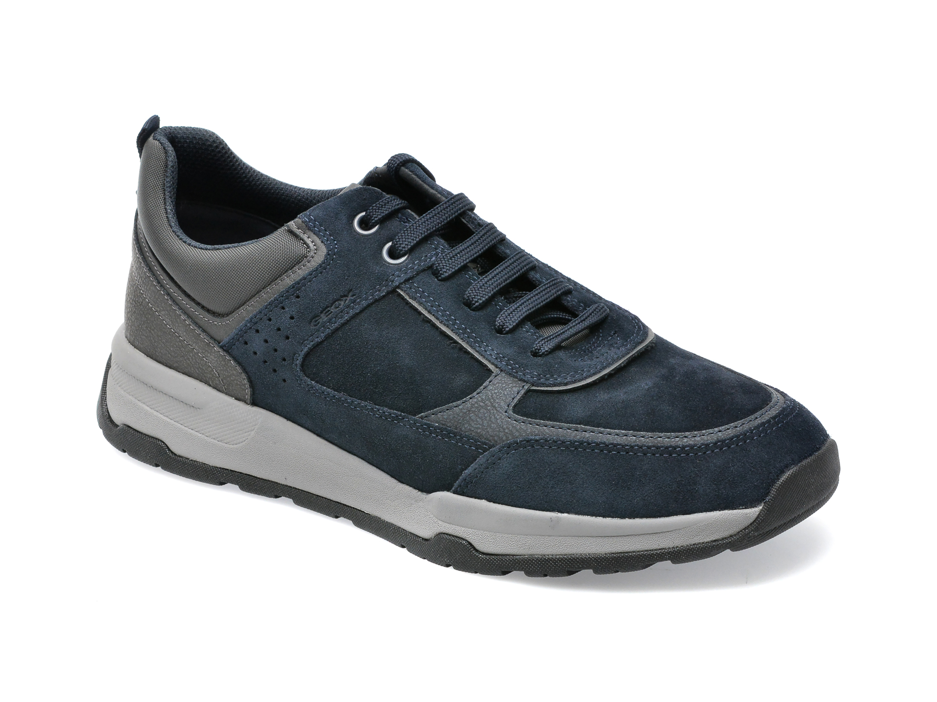 Pantofi sport GEOX bleumarin, U25DVA, din piele intoarsa Geox