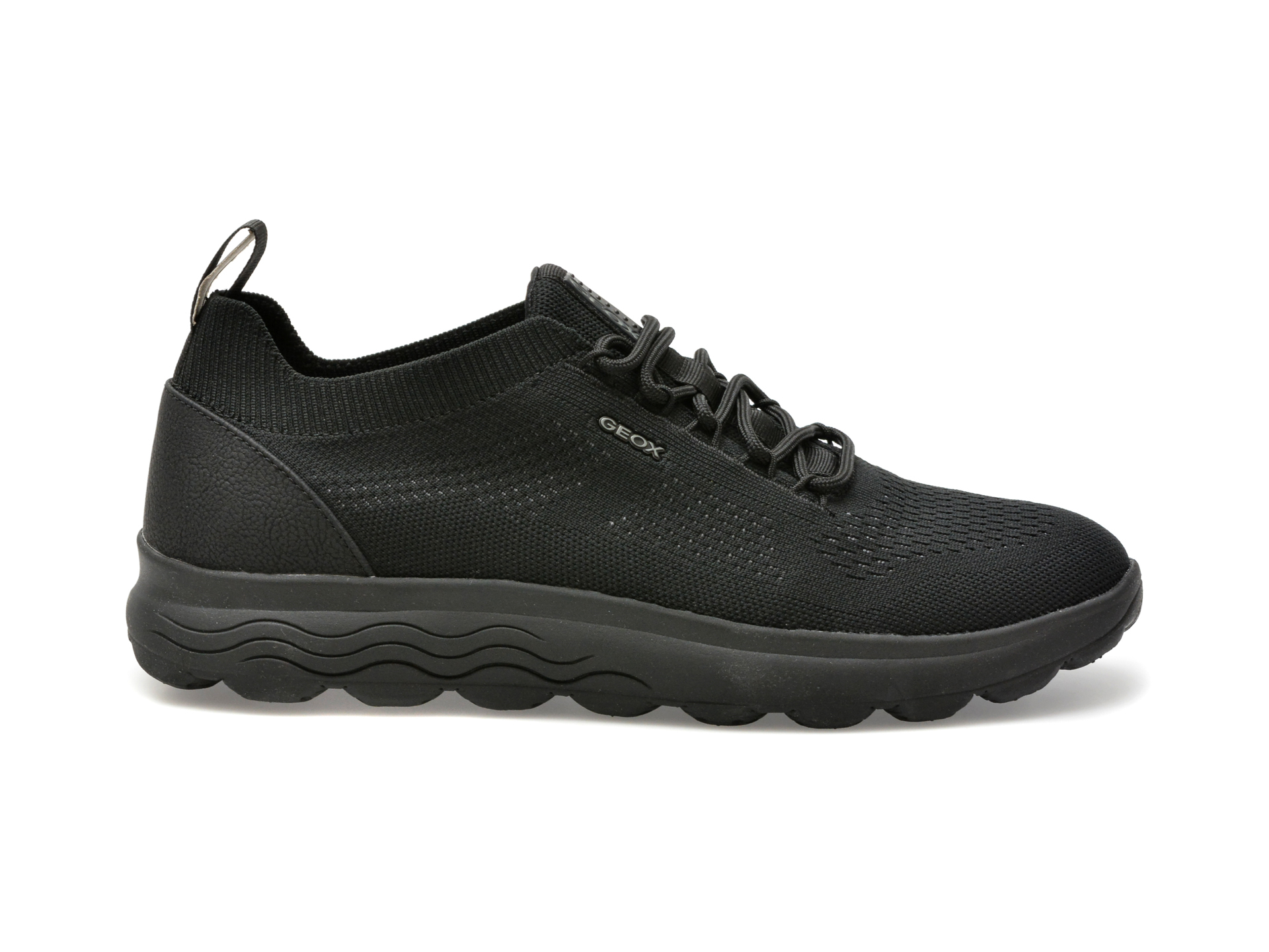 Pantofi sport GEOX negri, U15BYA, din material textil