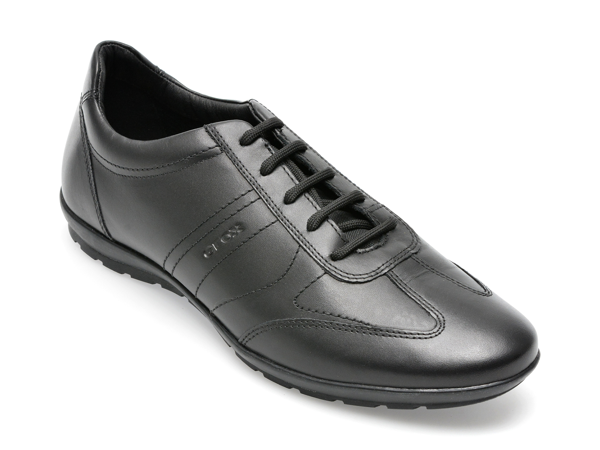 Pantofi sport GEOX negri, U74A5B, din piele naturala