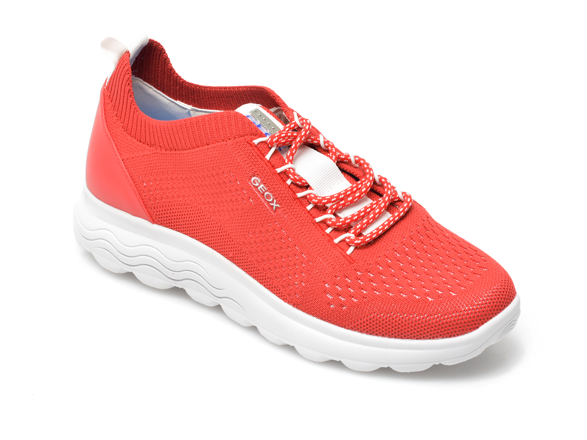 Pantofi sport GEOX rosii, D15NUA, din material textil 2022 ❤️ Pret Super tezyo.ro imagine noua 2022