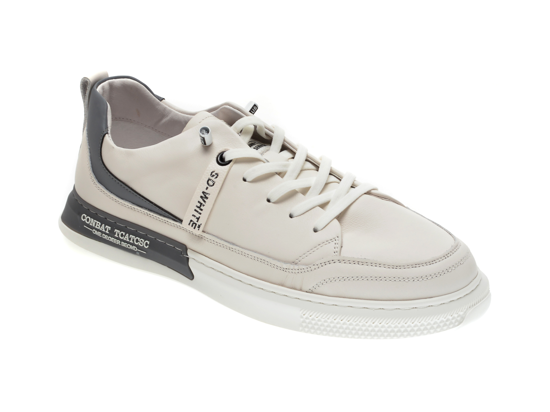 Pantofi sport GRYXX albi, 207082, din piele naturala