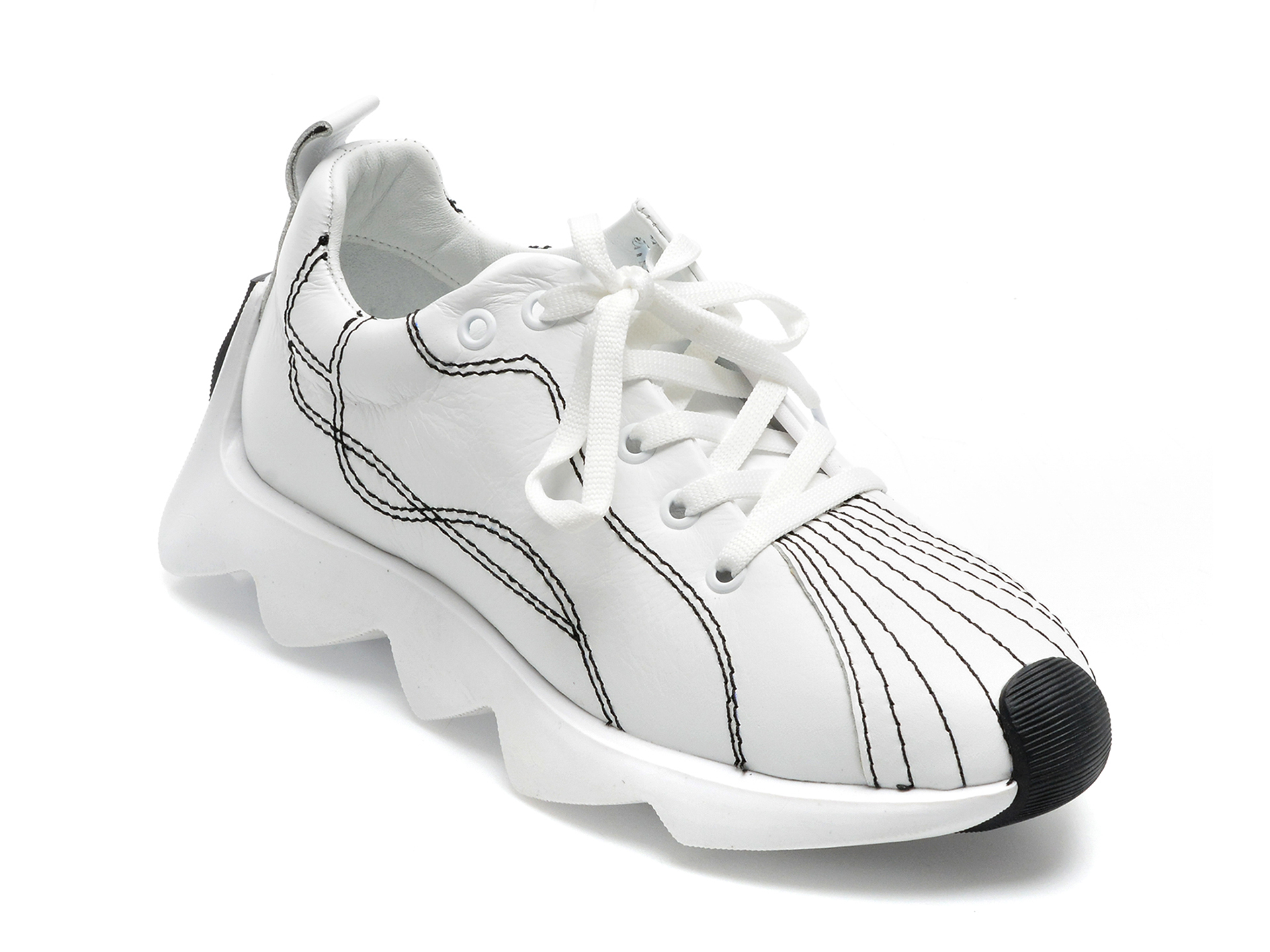 Poze Pantofi sport GRYXX albi, AD859, din piele naturala Tezyo