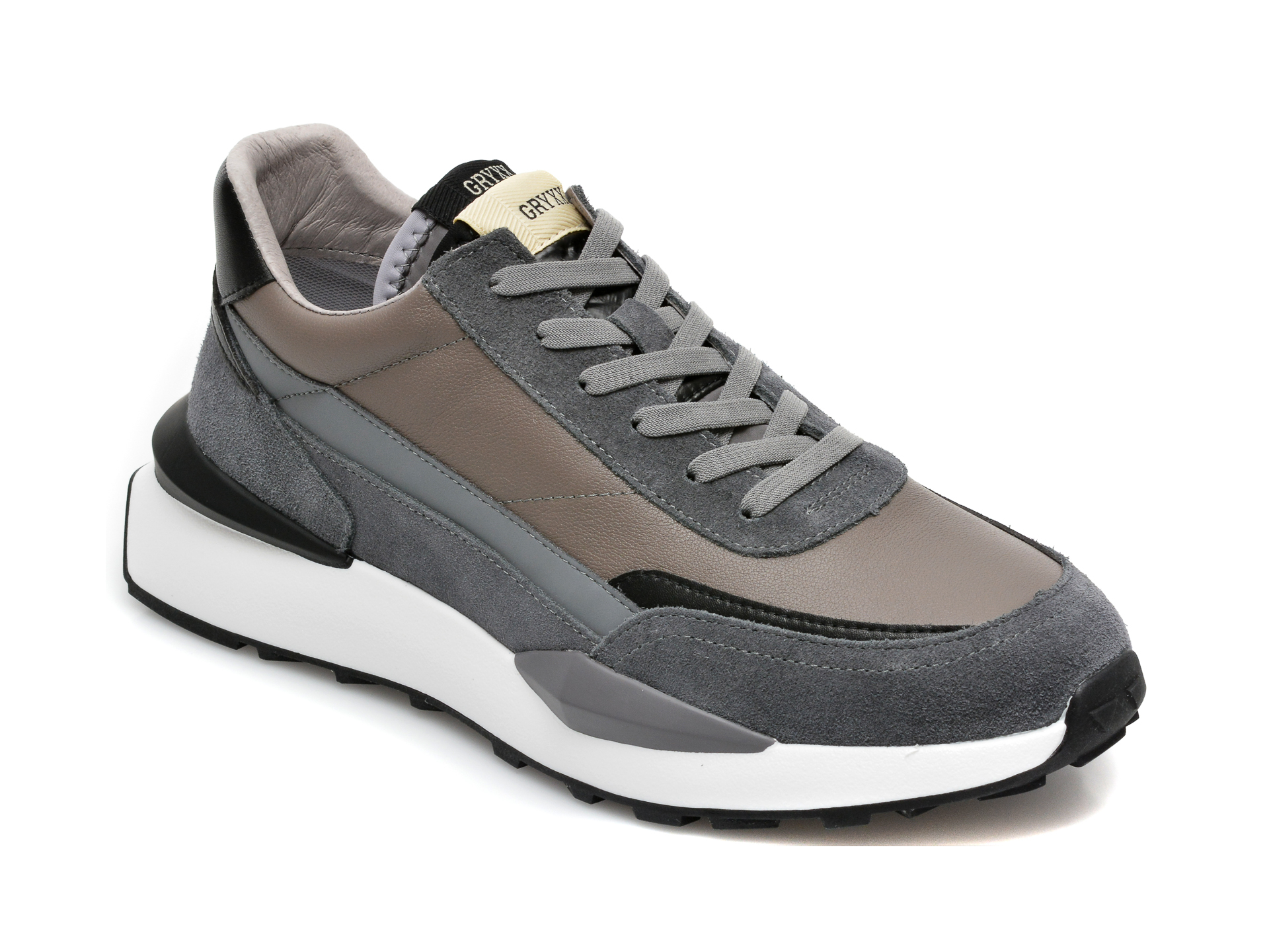 Pantofi sport GRYXX gri, 20735, din piele naturala
