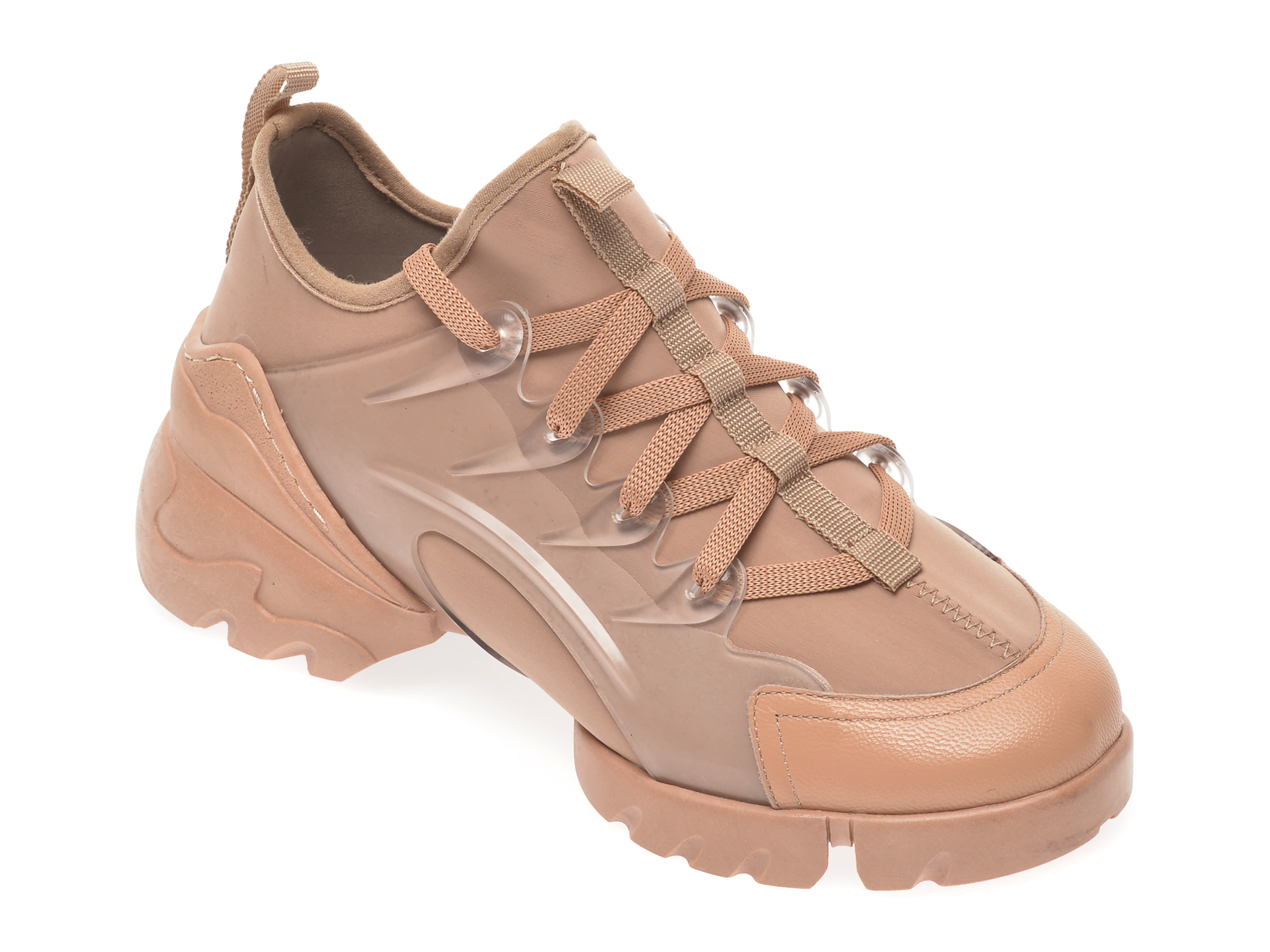 Pantofi sport GRYXX maro, MO1332, din material textil si piele ecologica