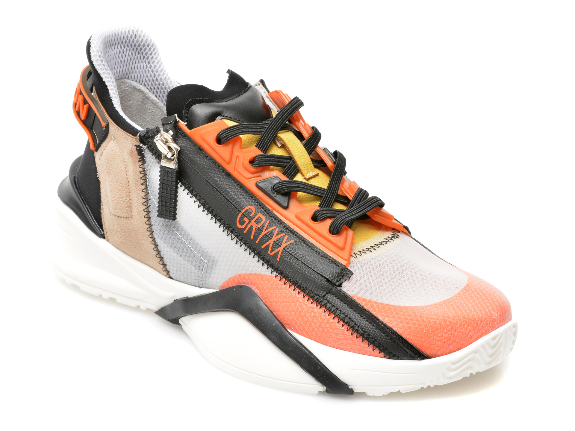 Pantofi sport GRYXX multicolori, MO1522, din material textil si piele naturala