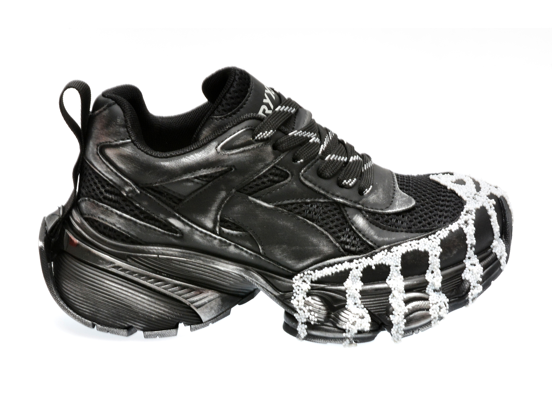 Pantofi Sport Gryxx Negri, 20242, Din Material Textil