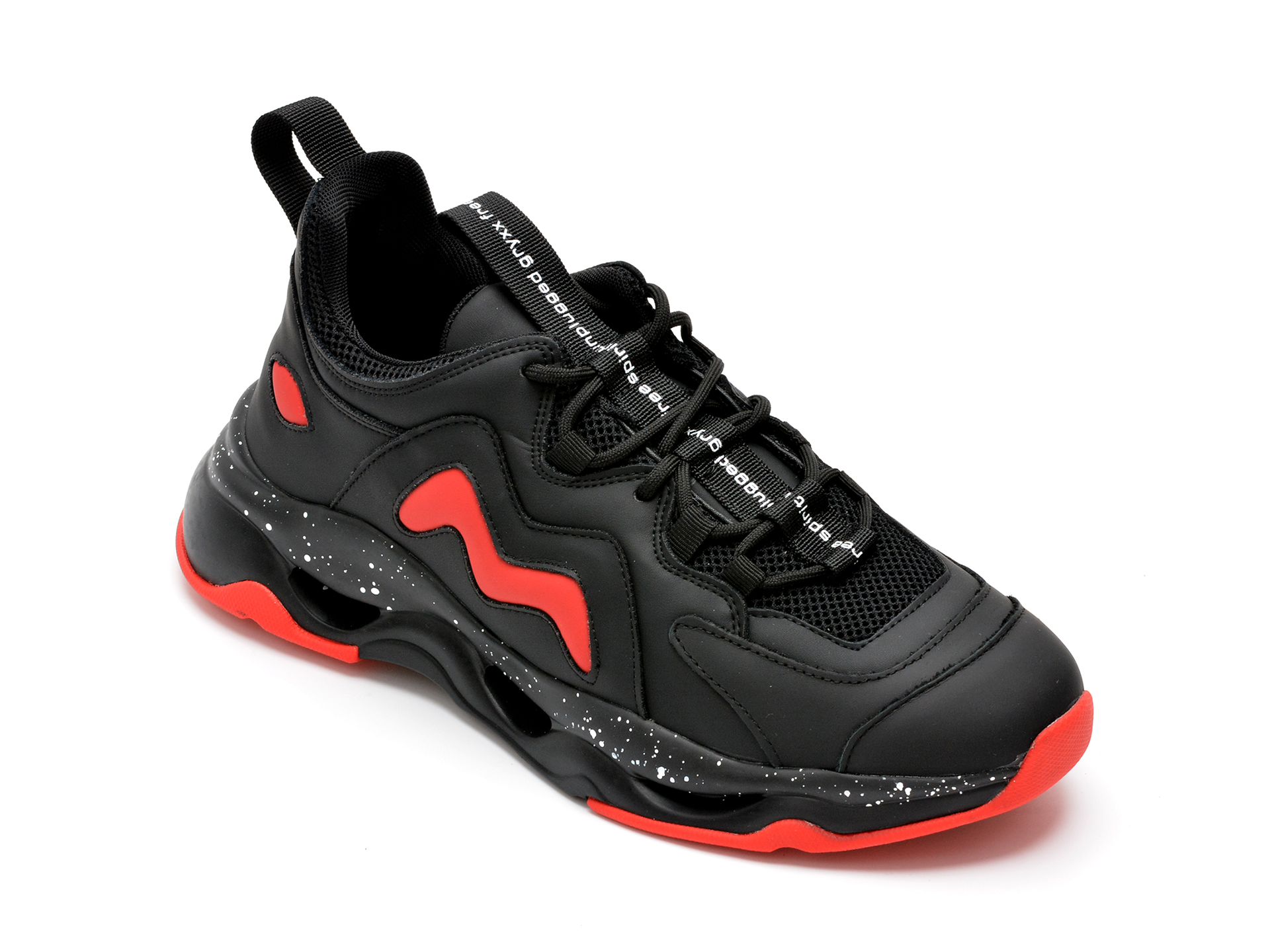 Pantofi sport GRYXX negri, 20853, din piele naturala