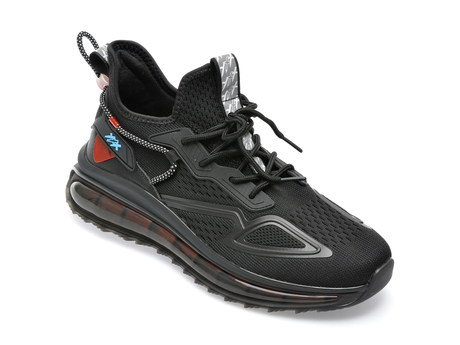 Pantofi sport GRYXX negri, 22019, din material textil