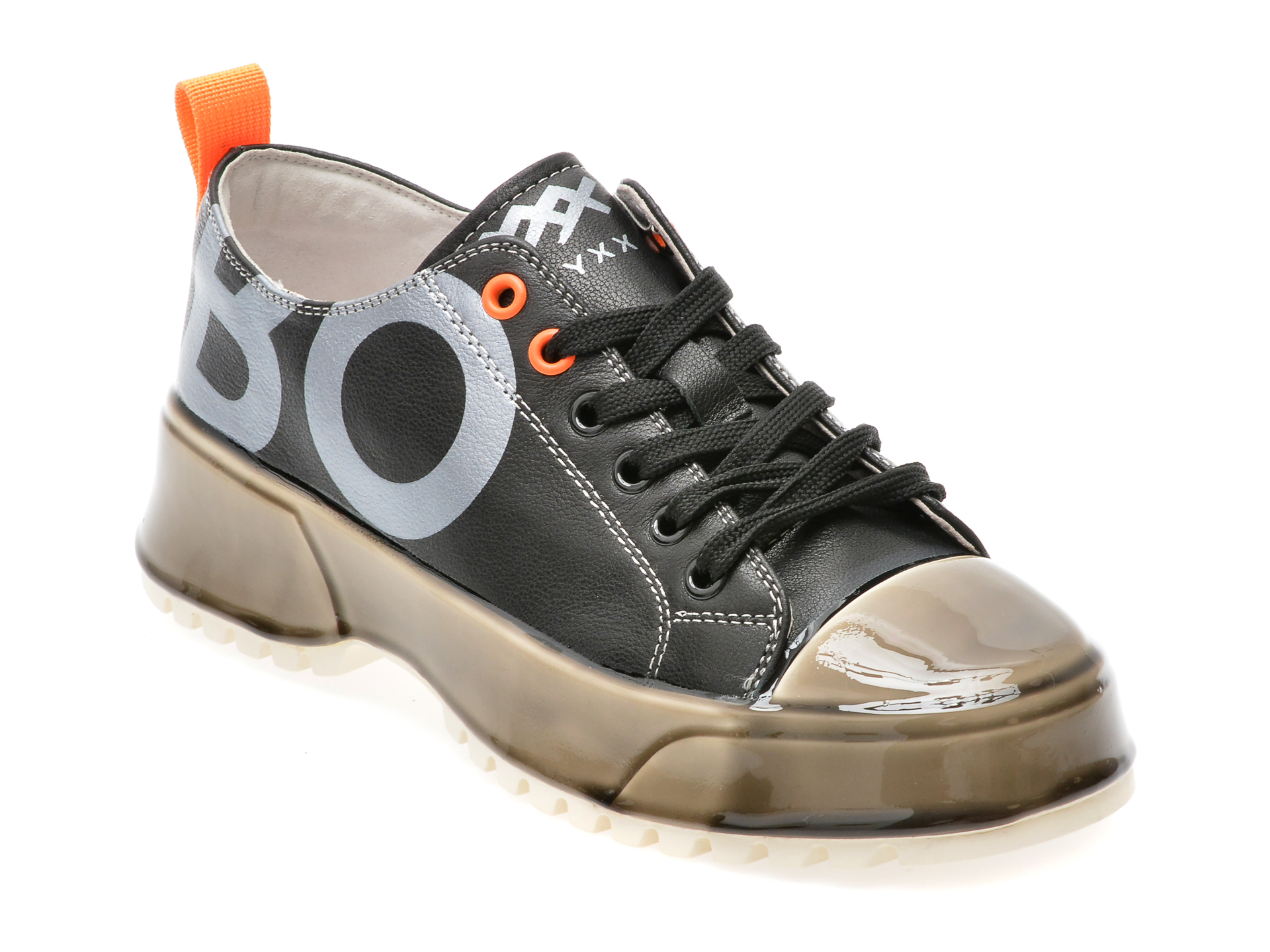 Pantofi sport GRYXX negri, 22502, din piele naturala