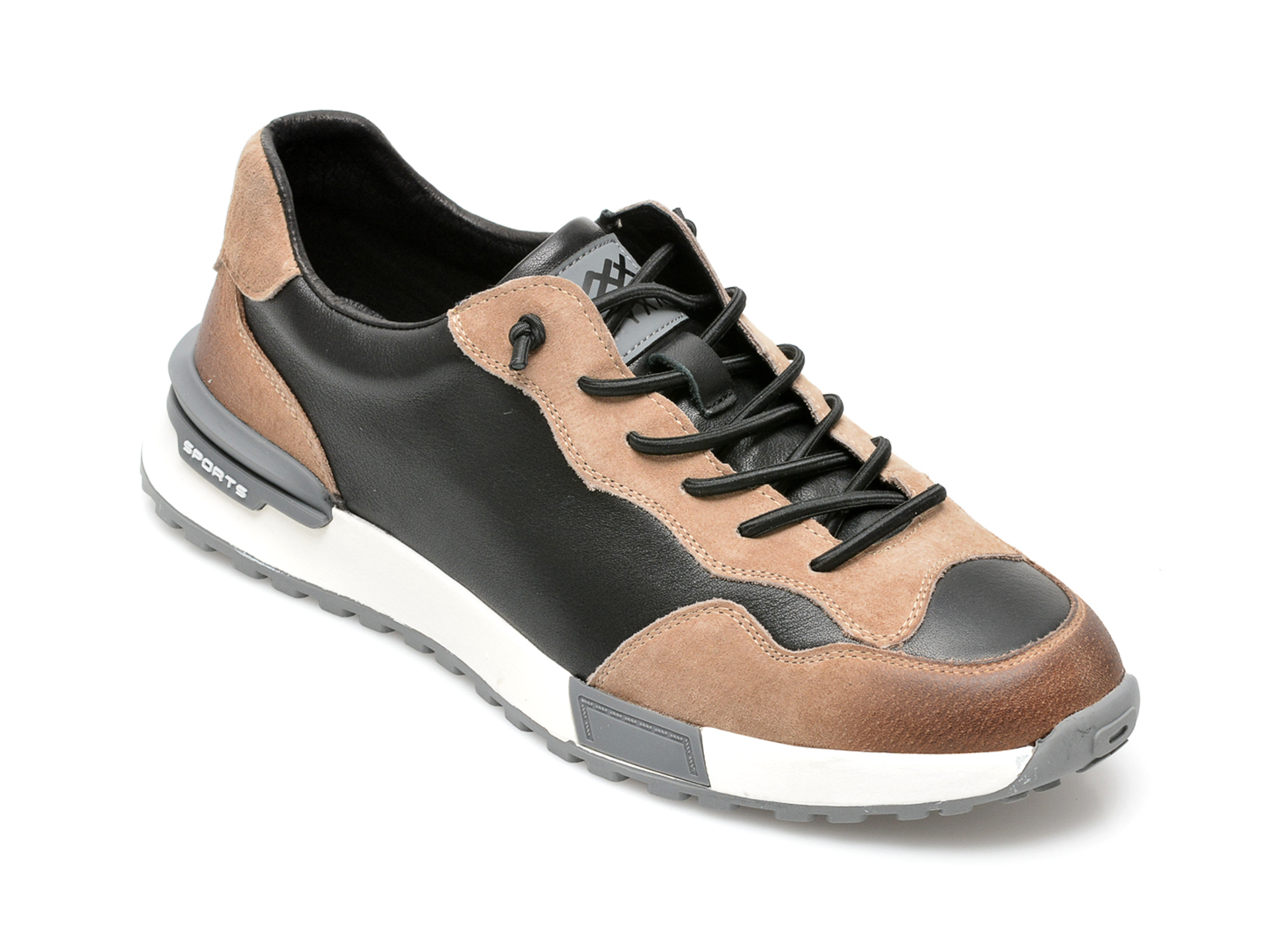 Pantofi sport GRYXX negri, 2378, din piele naturala Gryxx imagine noua 2022