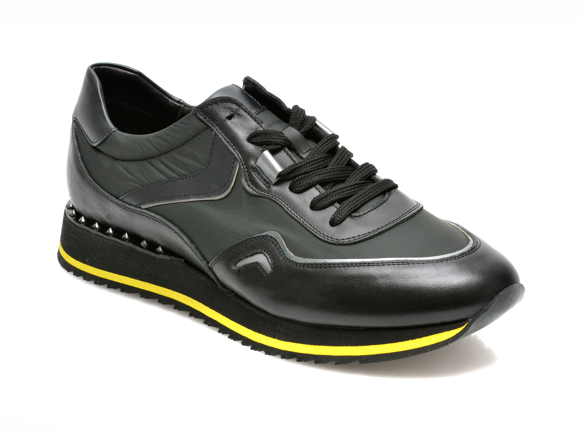 Pantofi sport GRYXX negri, 250041, din material textil si piele naturala GRYXX imagine reduceri