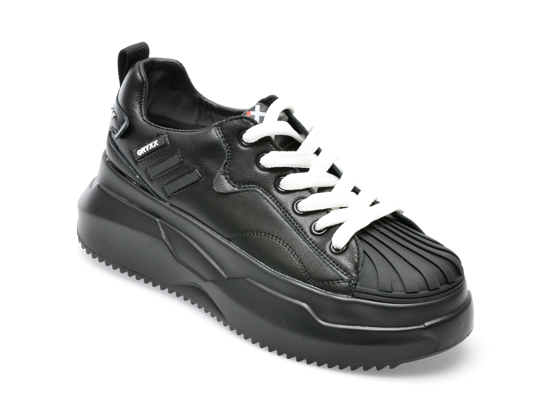 Pantofi sport GRYXX negri, 267189, din piele naturala /femei/pantofi imagine noua
