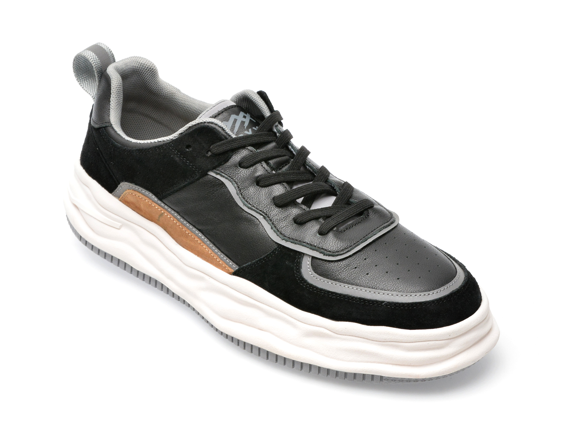 Pantofi sport GRYXX negri, SLN001, din piele naturala Gryxx