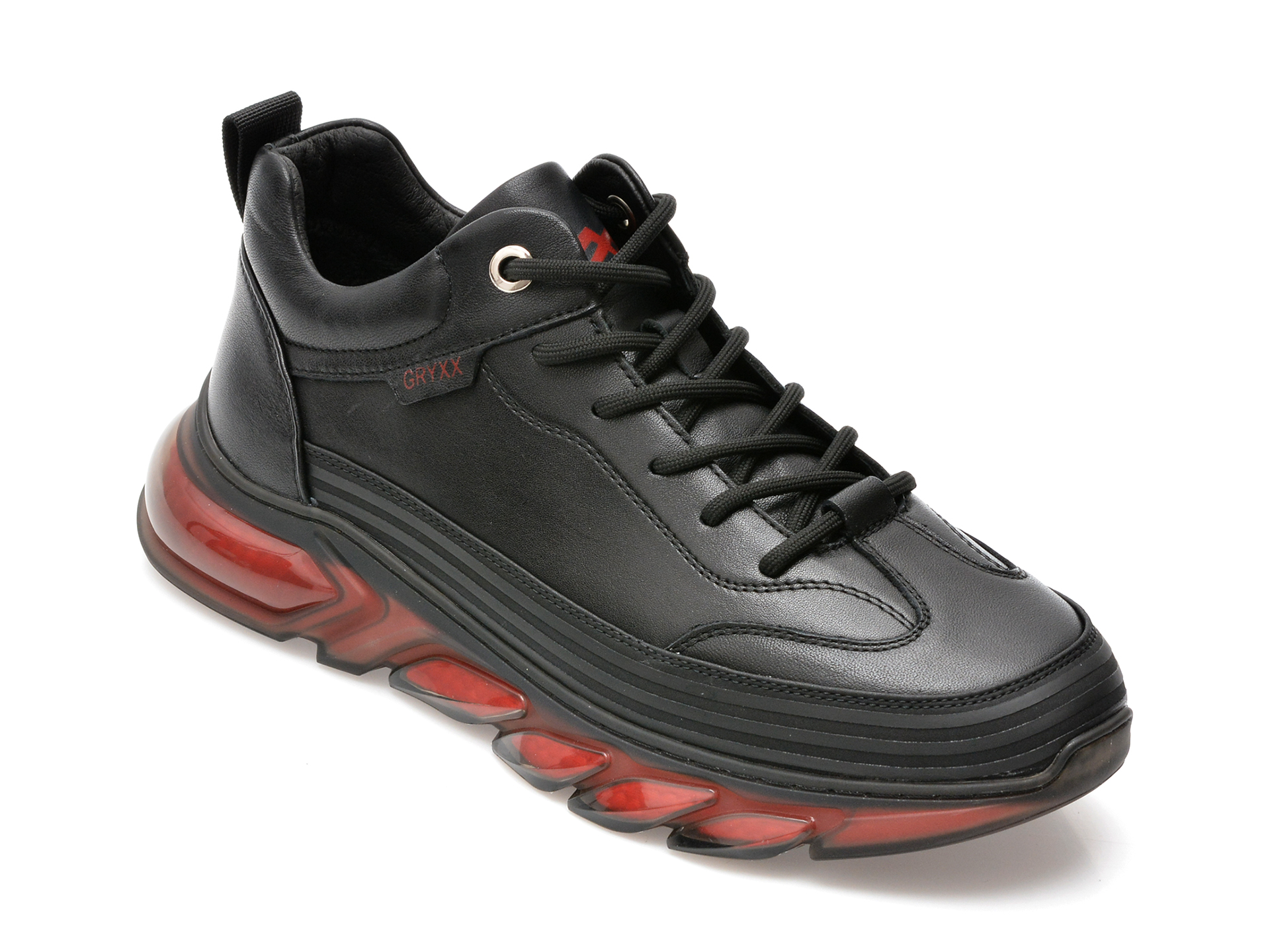 Pantofi sport GRYXX negri, V200007, din piele naturala