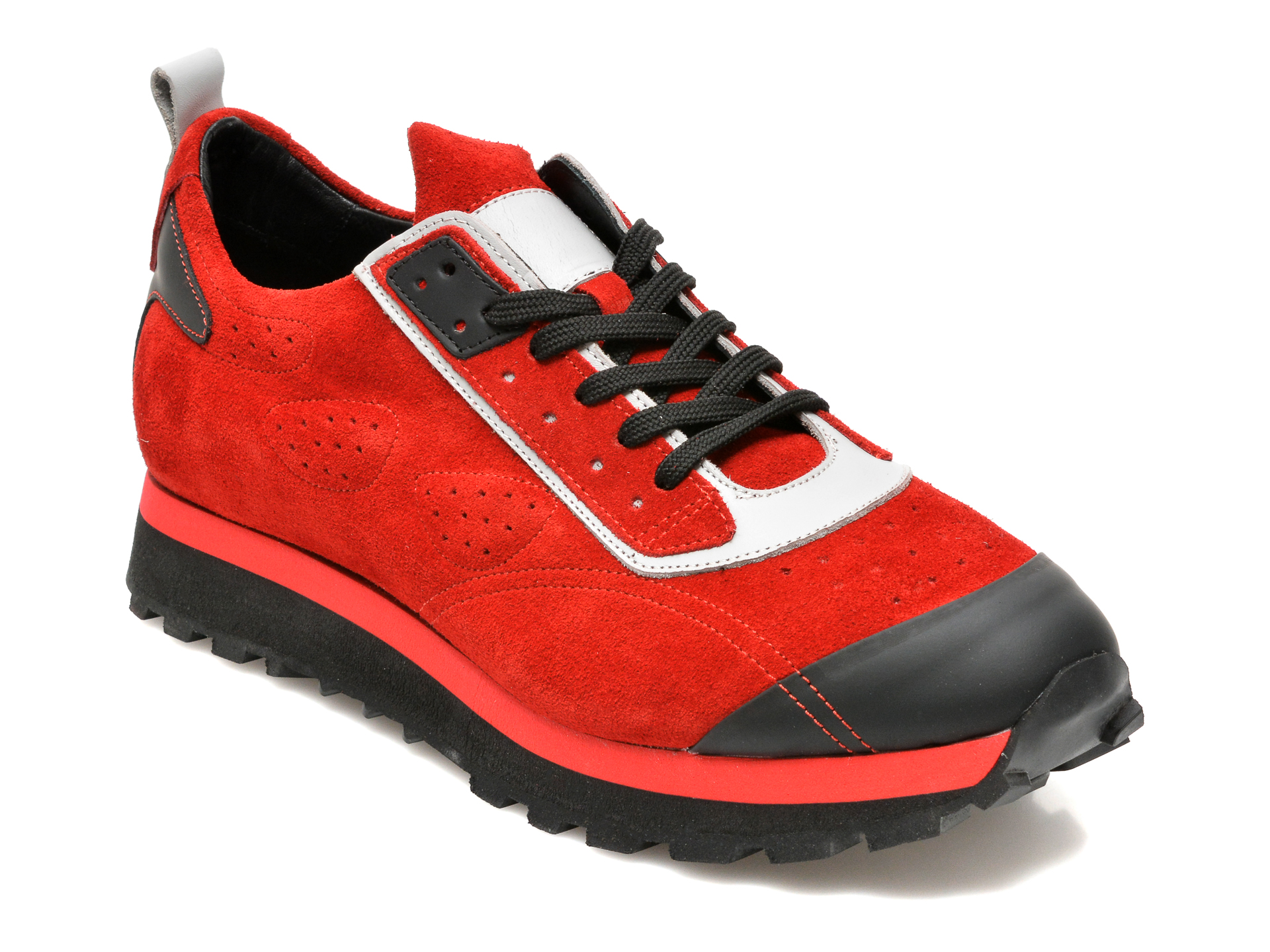 Pantofi sport GRYXX rosii, 254466, din piele intoarsa 2022 ❤️ Pret Super tezyo.ro imagine noua 2022