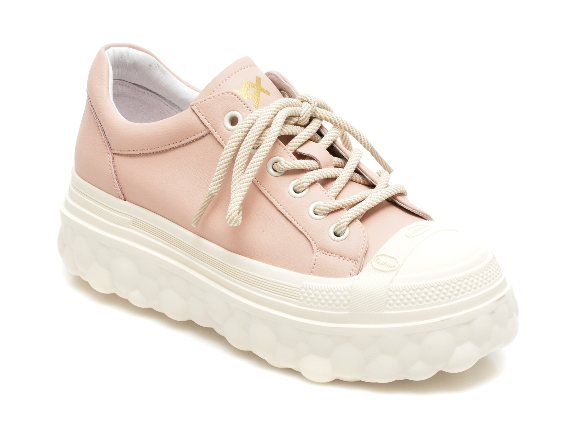 Pantofi sport GRYXX roz, A2152, din piele naturala