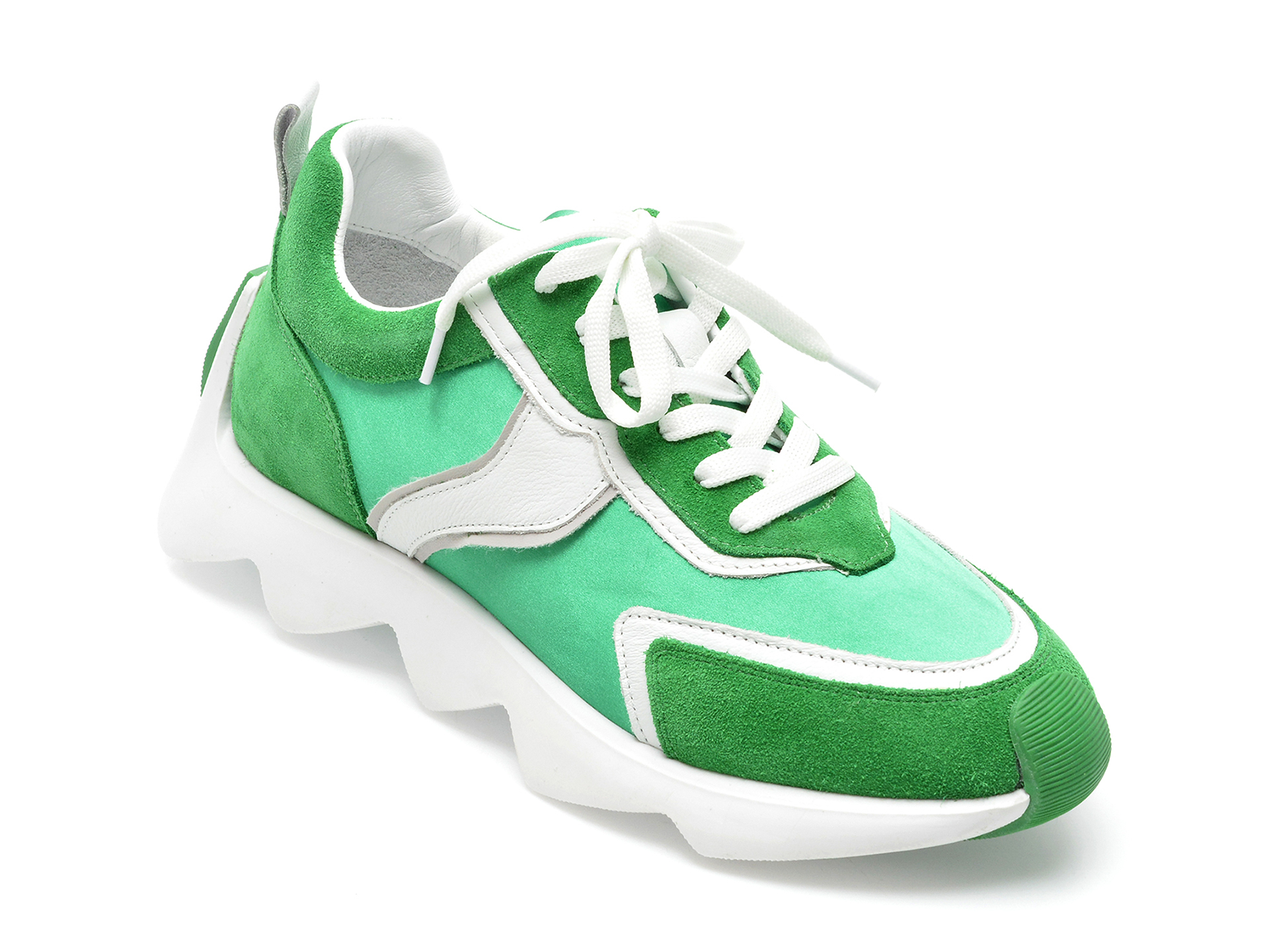 Pantofi sport GRYXX verzi, AD819, din din material textil si piele naturala Gryxx