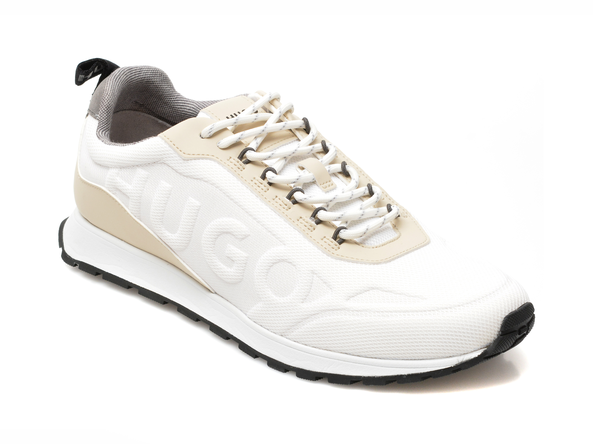 Pantofi sport HUGO BOSS albi, 382, din material textil 2023 ❤️ Pret Super tezyo.ro imagine noua 2022