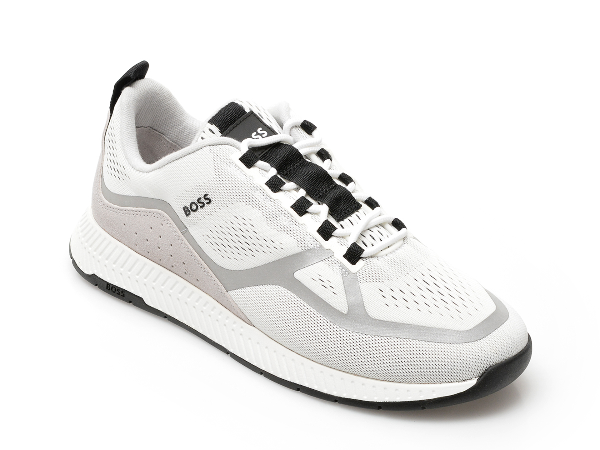 Pantofi sport HUGO BOSS albi, 622, din material textil 2023 ❤️ Pret Super tezyo.ro imagine noua 2022
