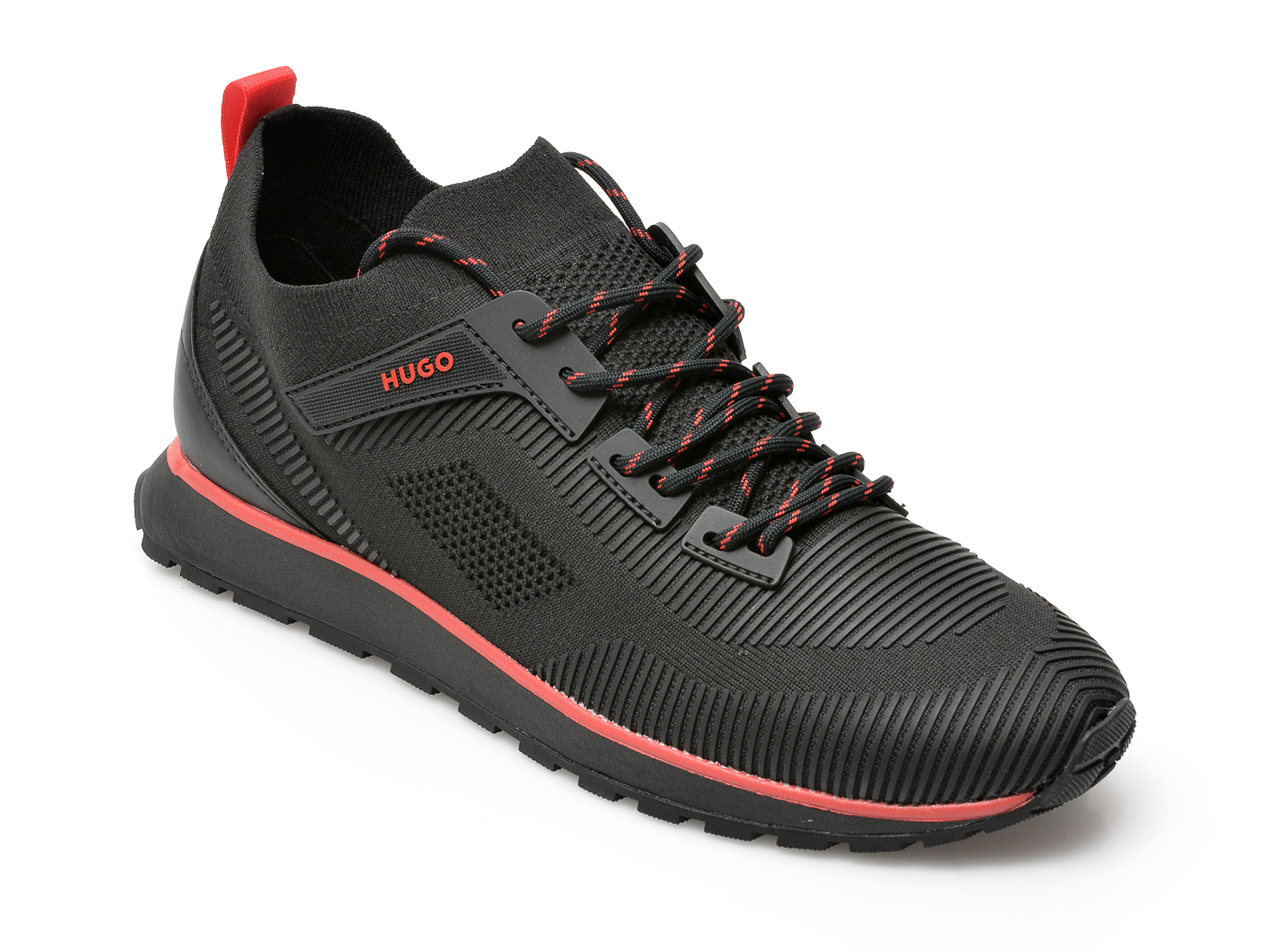 Pantofi sport HUGO BOSS negri, 1301, din material textil 2023 ❤️ Pret Super tezyo.ro imagine noua 2022