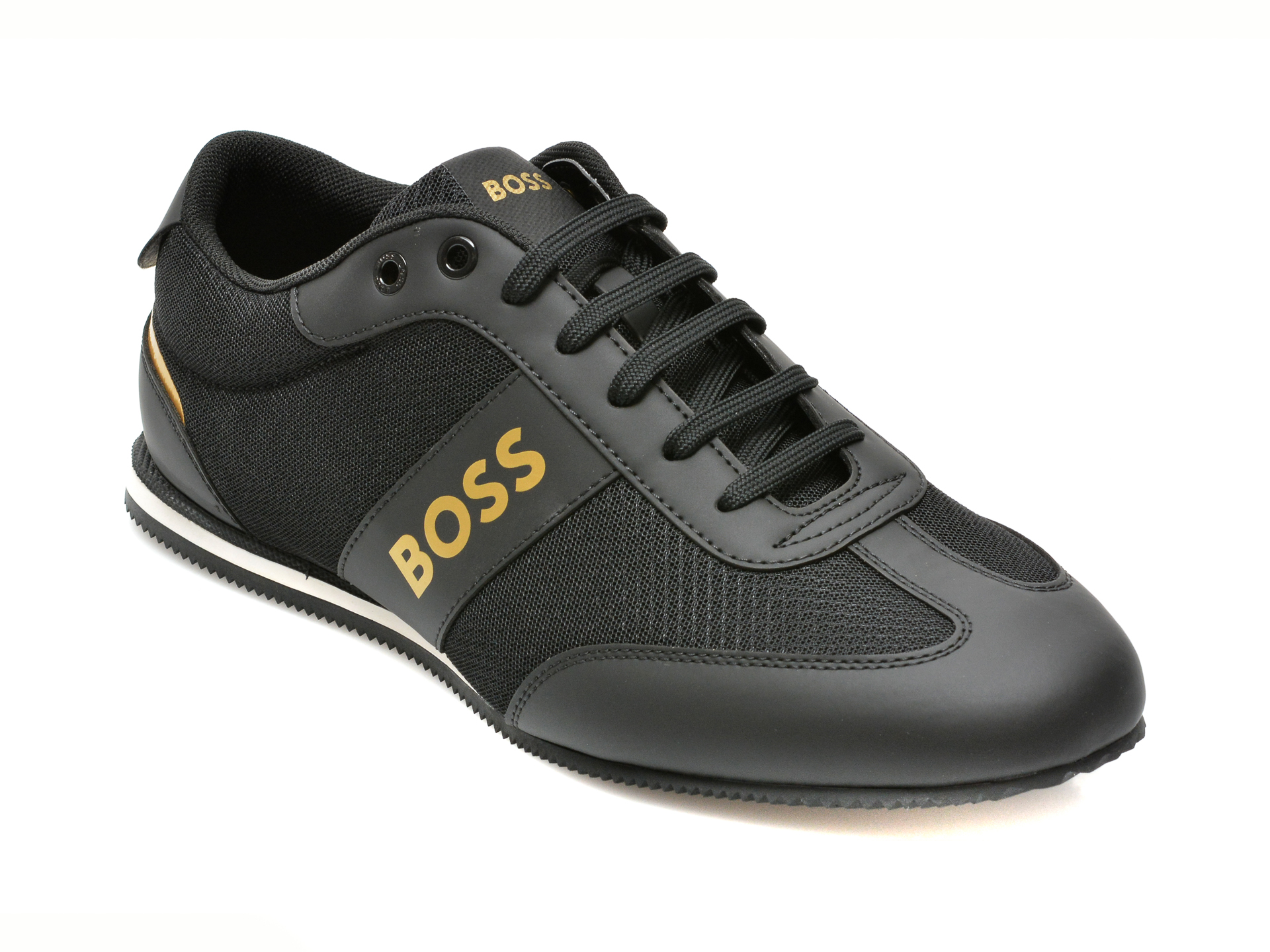 Pantofi sport HUGO BOSS negri, 180, din material textil si piele ecologica 2023 ❤️ Pret Super tezyo.ro imagine noua 2022