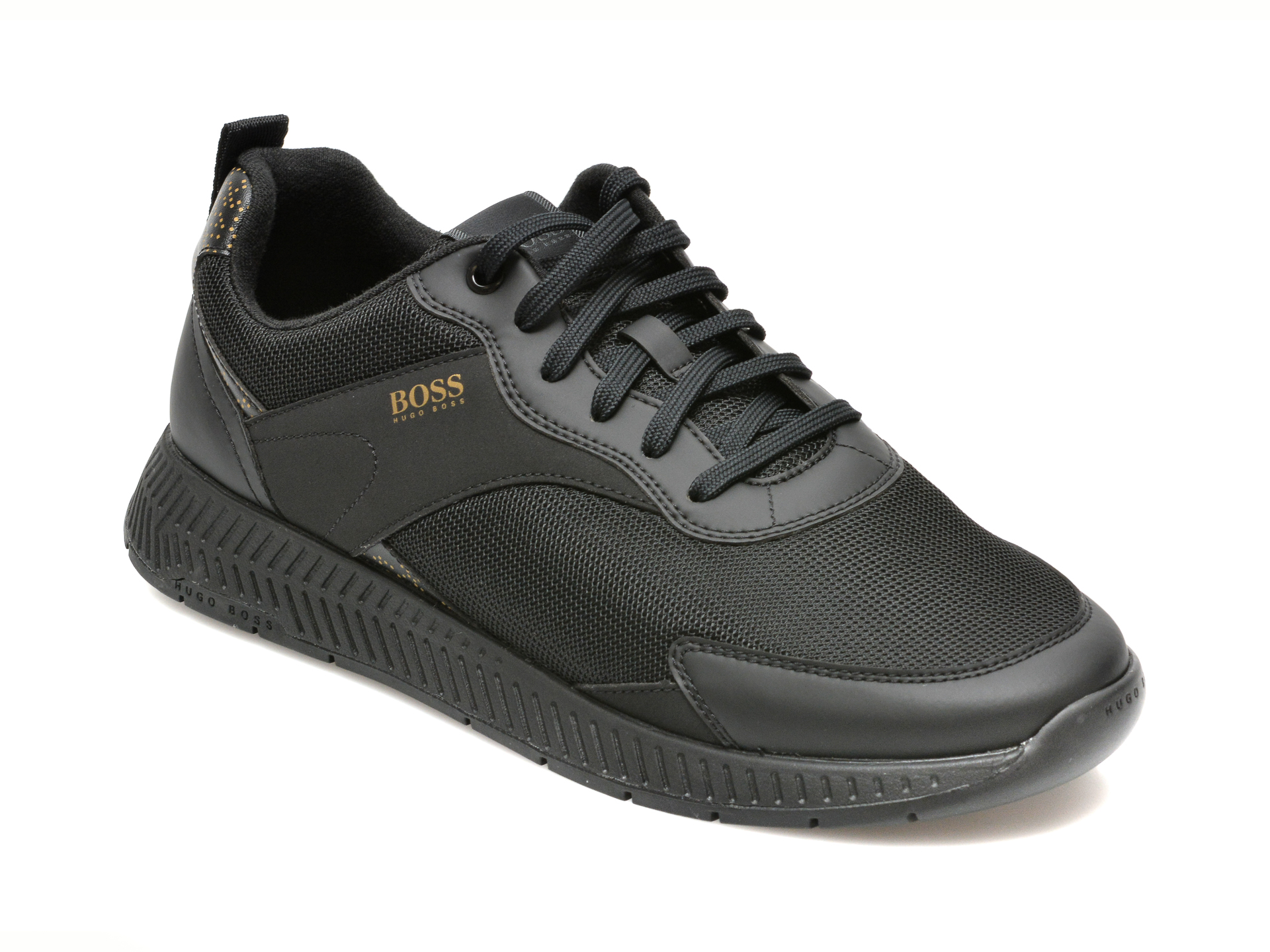 Pantofi sport HUGO BOSS negri, 5316, din material textil 2023 ❤️ Pret Super tezyo.ro imagine noua 2022