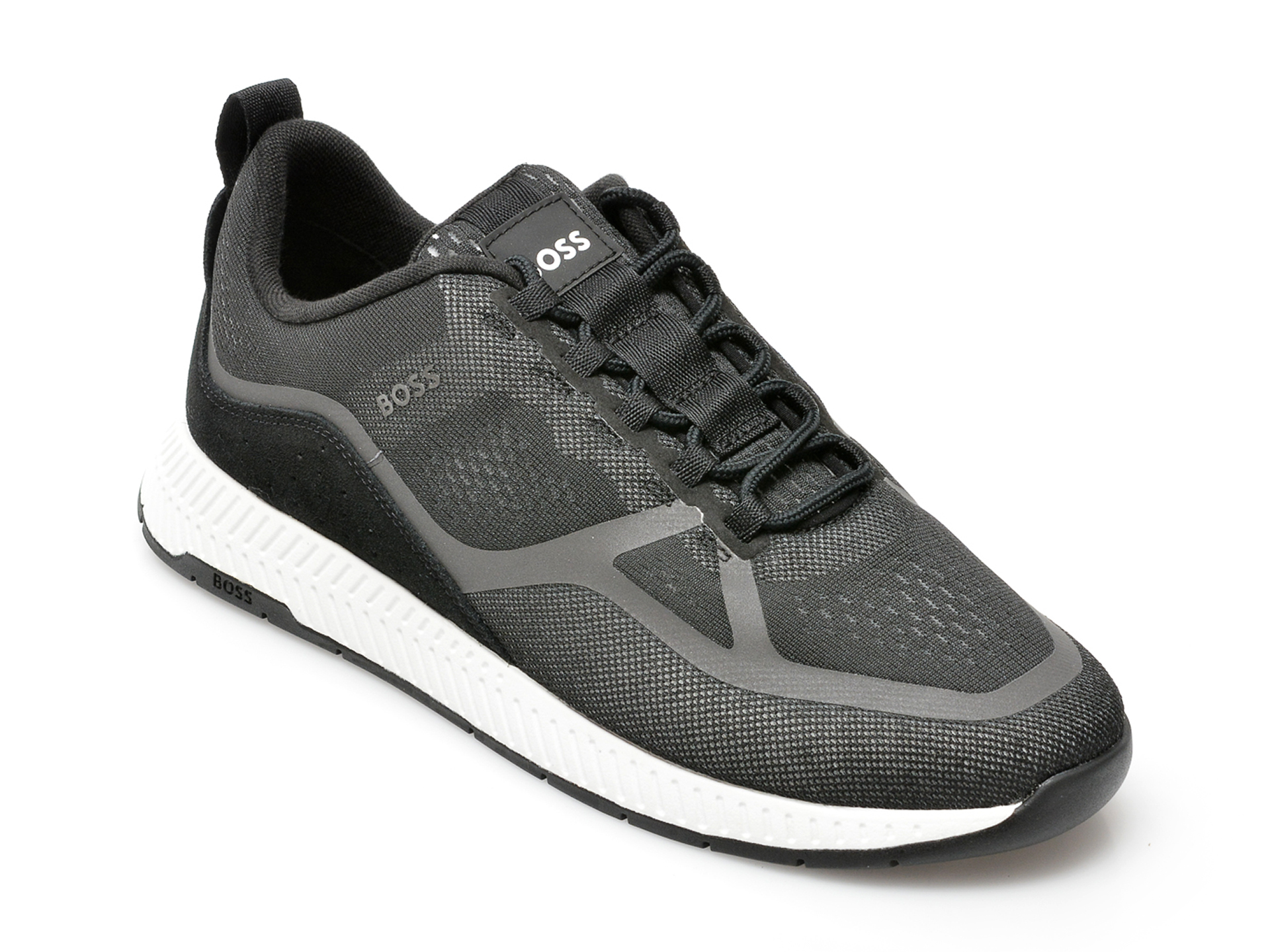 Pantofi sport HUGO BOSS negri, 622, din material textil 2023 ❤️ Pret Super tezyo.ro imagine noua 2022