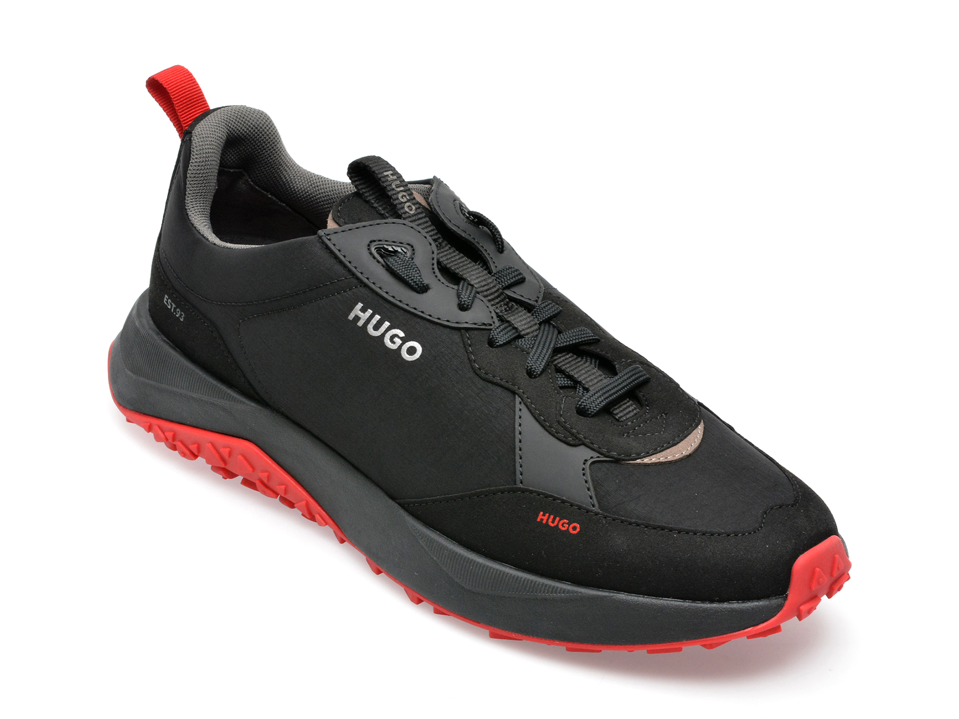 Pantofi sport HUGO negri, 3146, din material textil barbati 2023-09-21