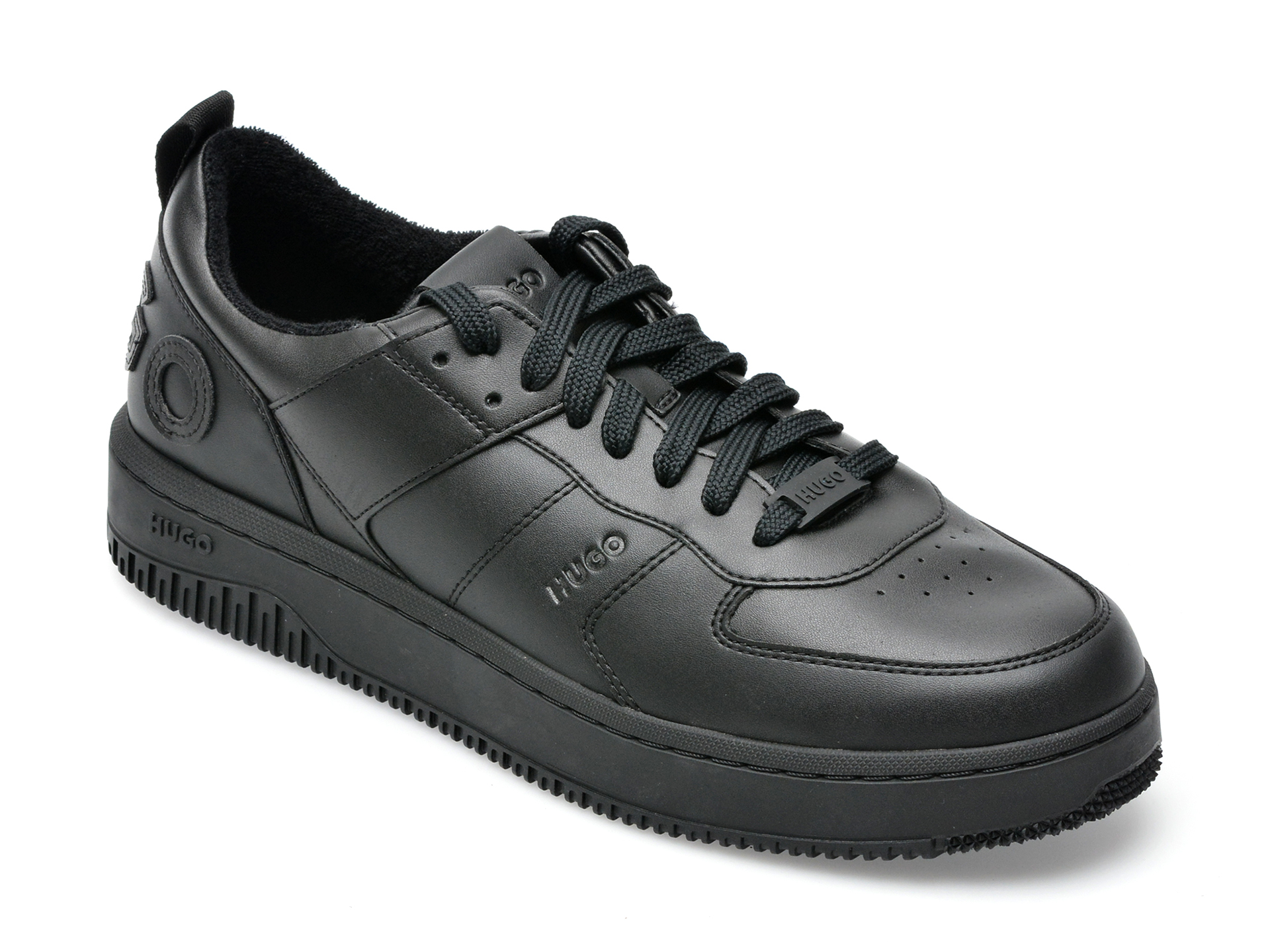 Pantofi sport HUGO negri, 405, din piele ecologica